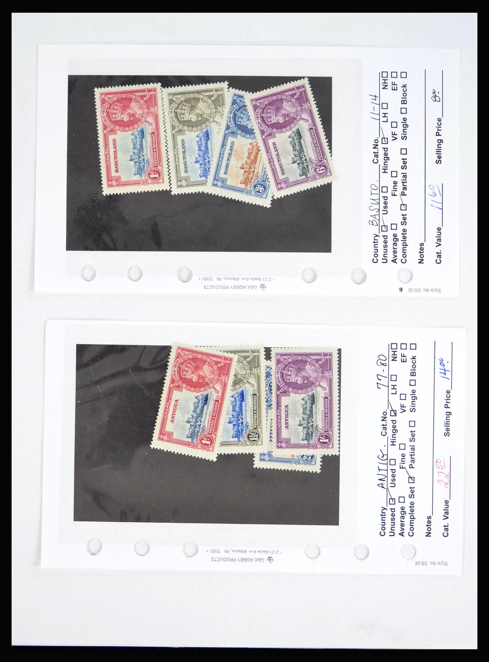 40129 0014 - Stamp collection 40129 British colonies omnibus 1935-1948.