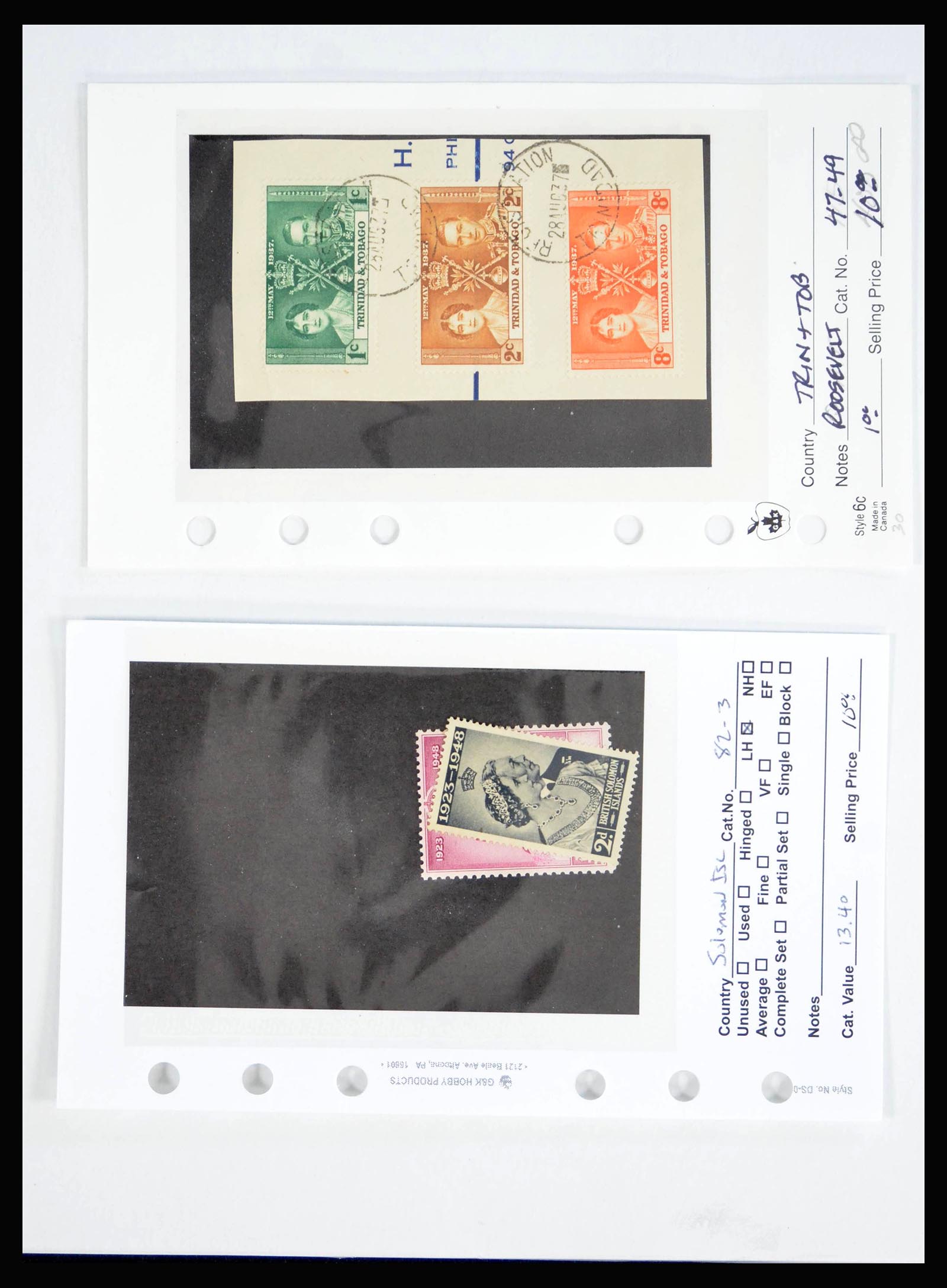 40129 0020 - Stamp collection 40129 British colonies omnibus 1935-1948.