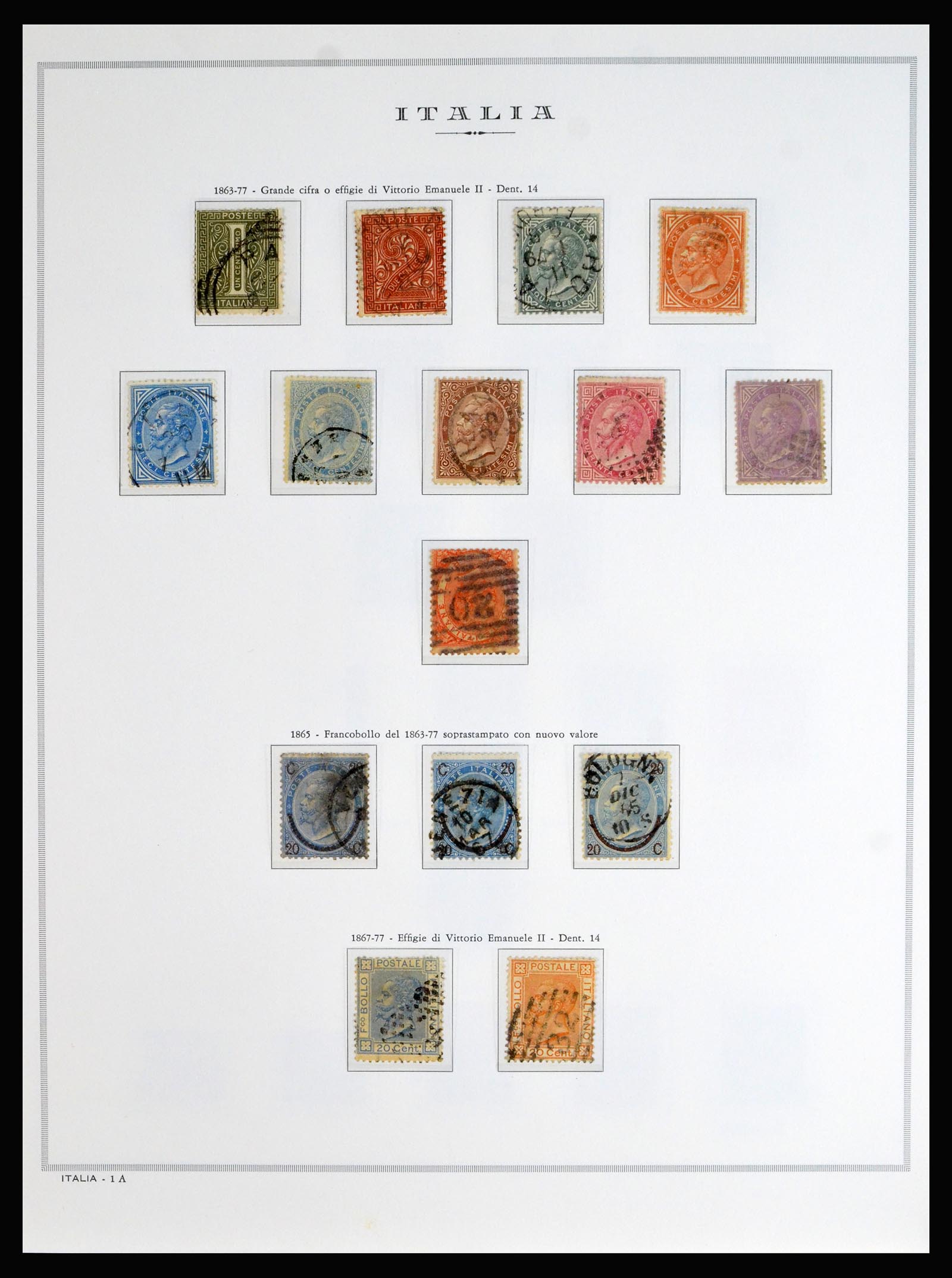 40130 0002 - Stamp collection 40130 Italy complete 1862-1944.