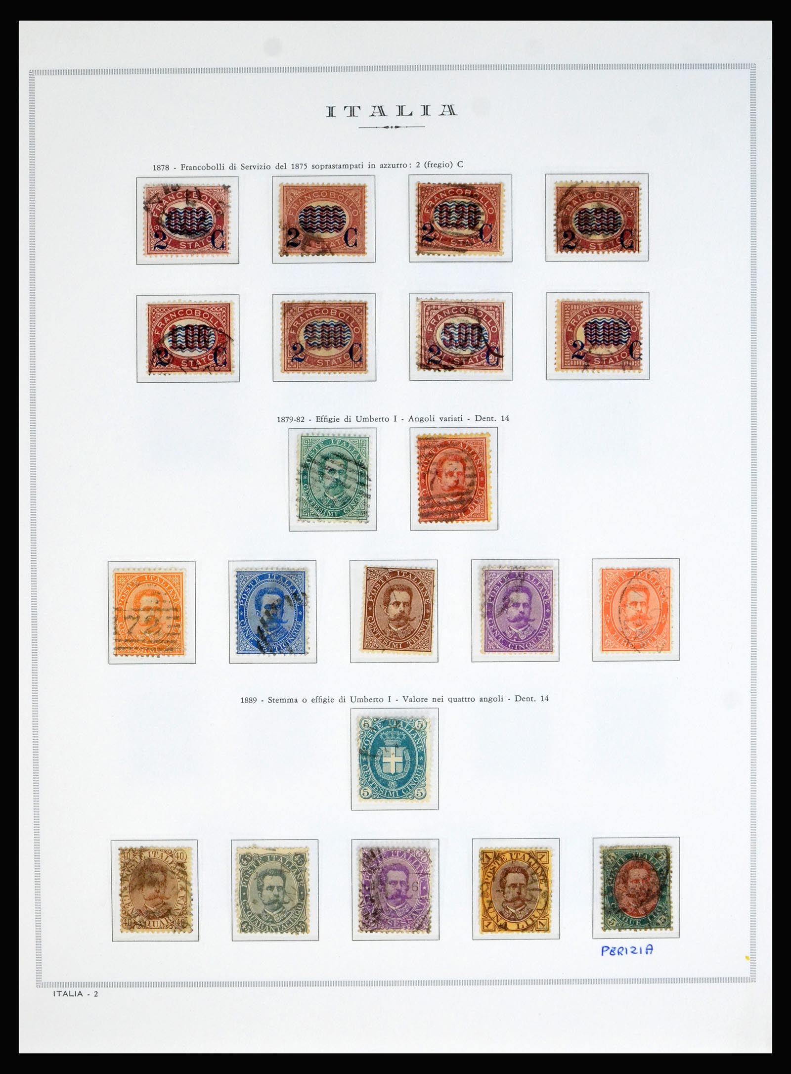 40130 0004 - Stamp collection 40130 Italy complete 1862-1944.