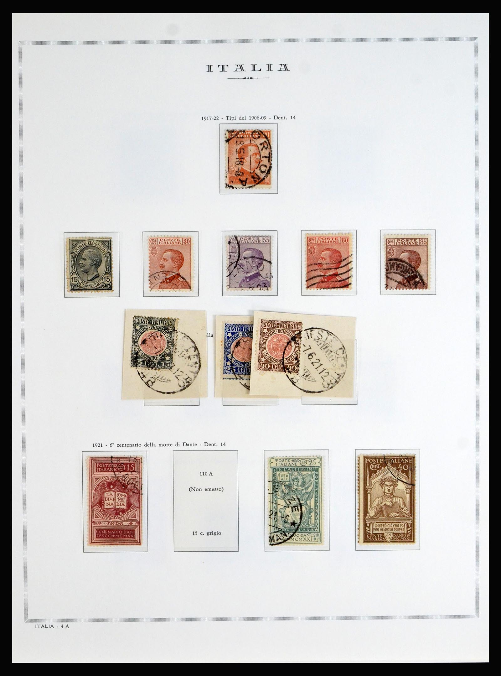 40130 0009 - Stamp collection 40130 Italy complete 1862-1944.