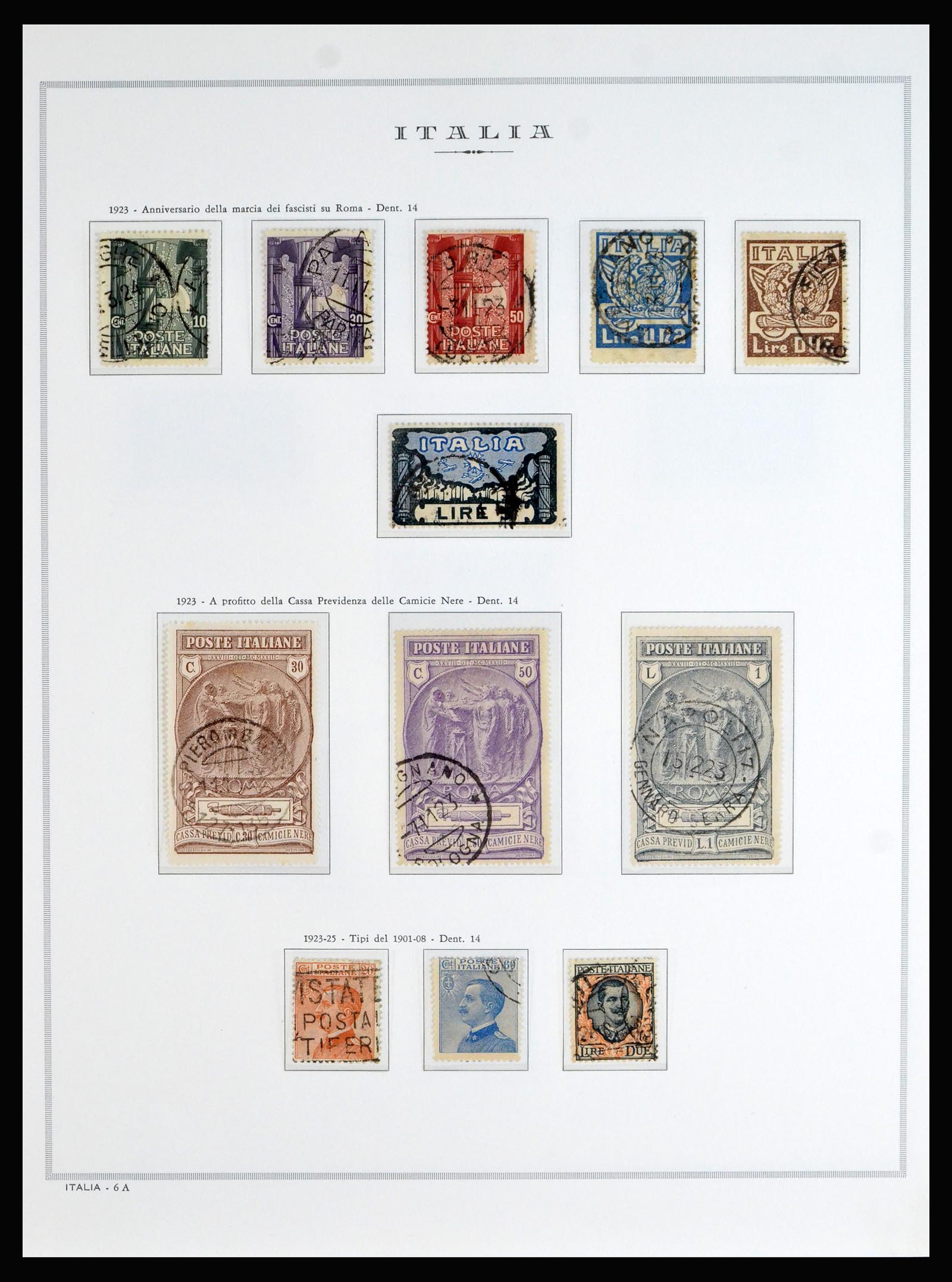 40130 0012 - Stamp collection 40130 Italy complete 1862-1944.