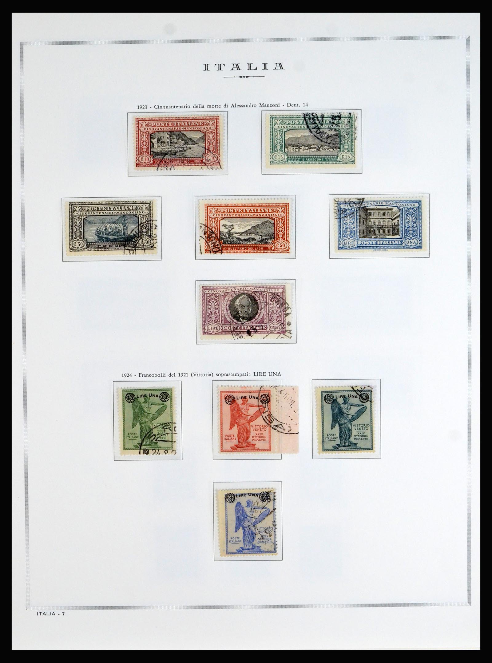 40130 0013 - Stamp collection 40130 Italy complete 1862-1944.