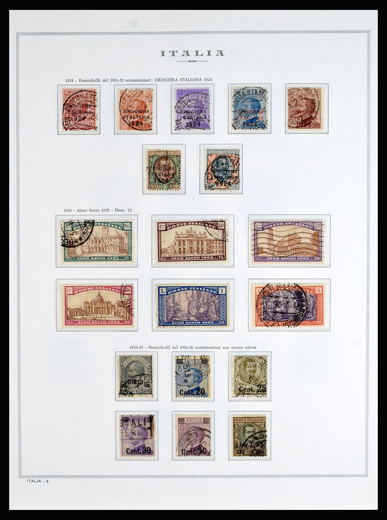 40130 0014 - Stamp collection 40130 Italy complete 1862-1944.