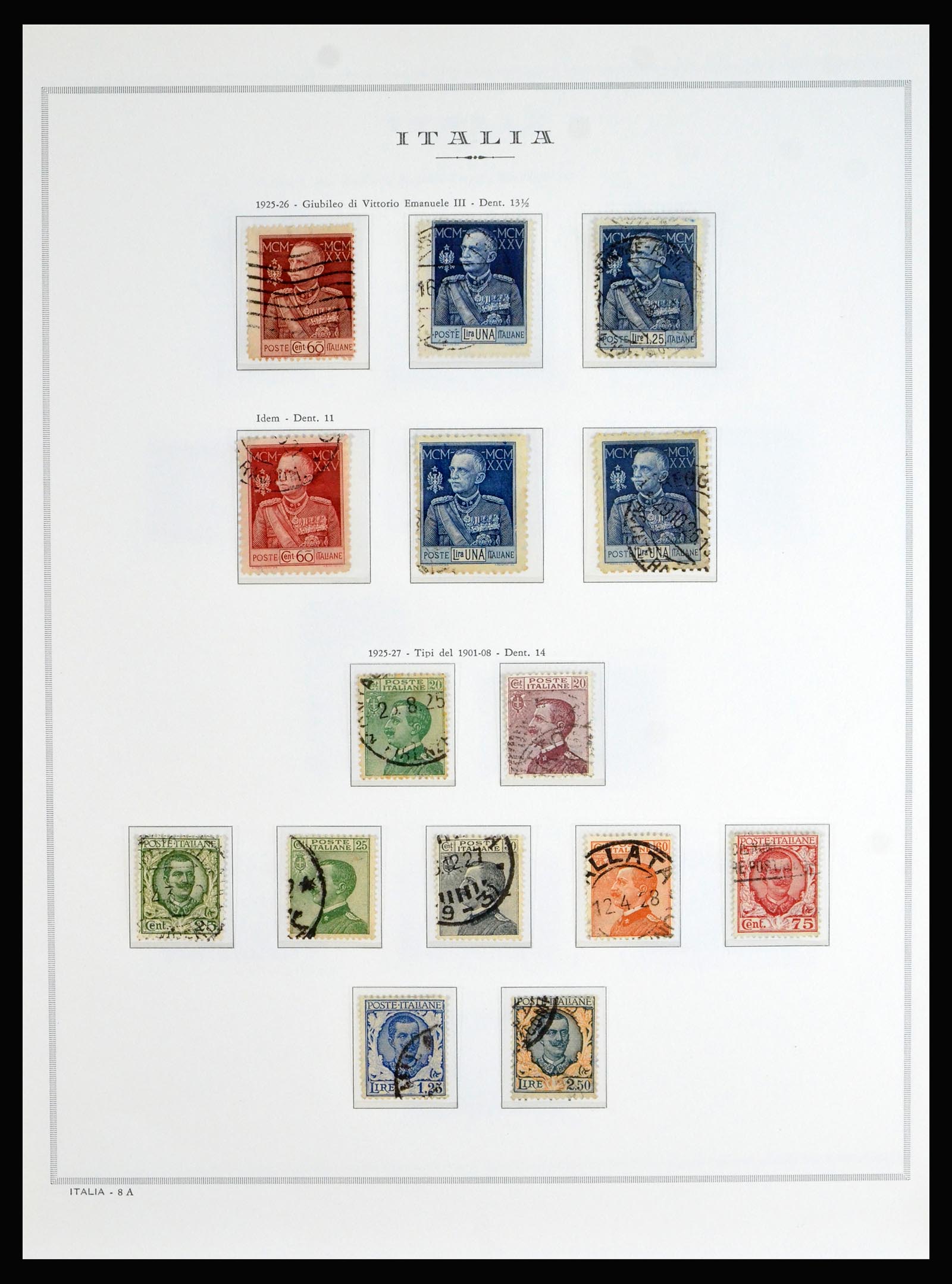 40130 0015 - Stamp collection 40130 Italy complete 1862-1944.