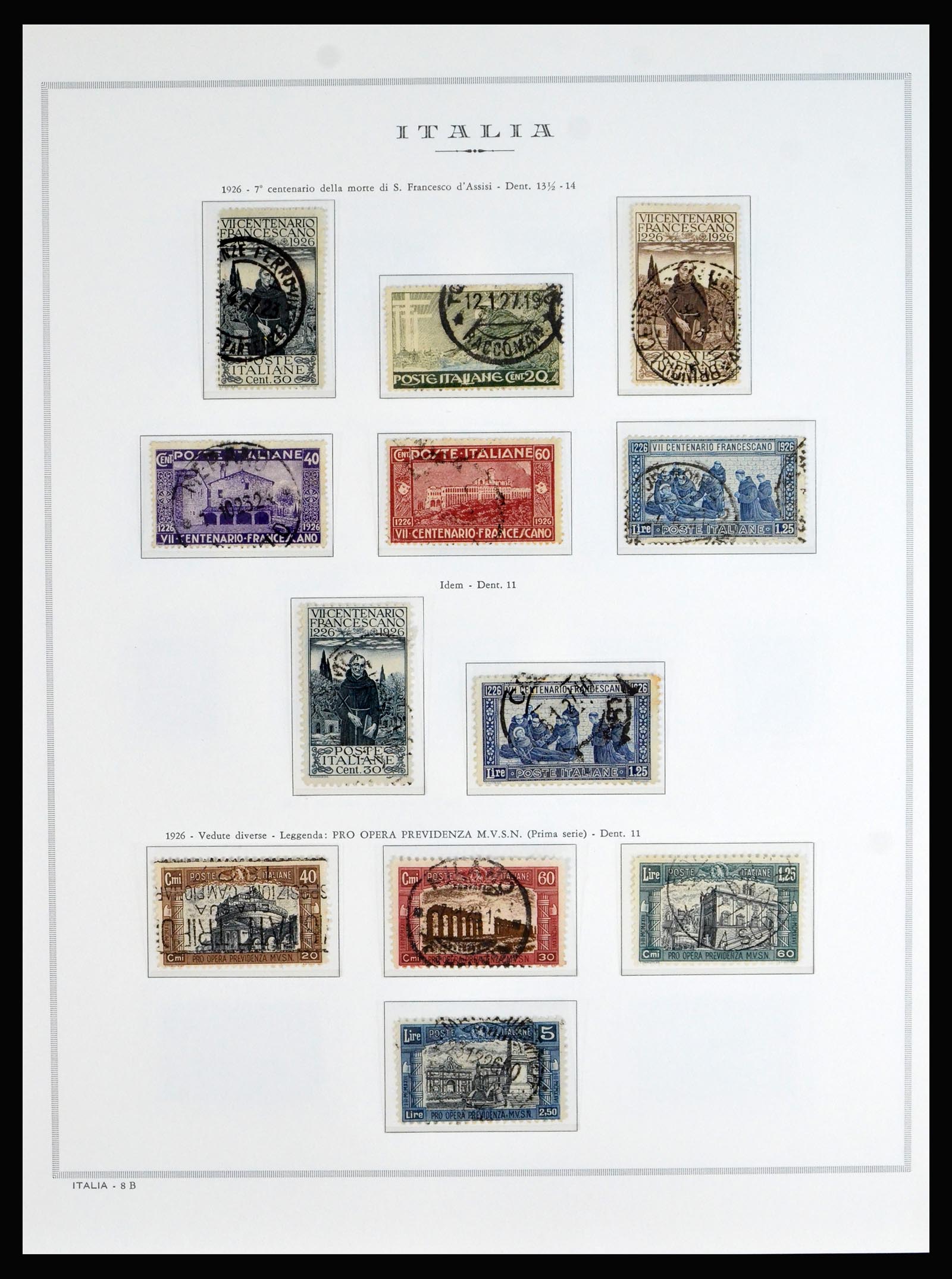 40130 0016 - Stamp collection 40130 Italy complete 1862-1944.