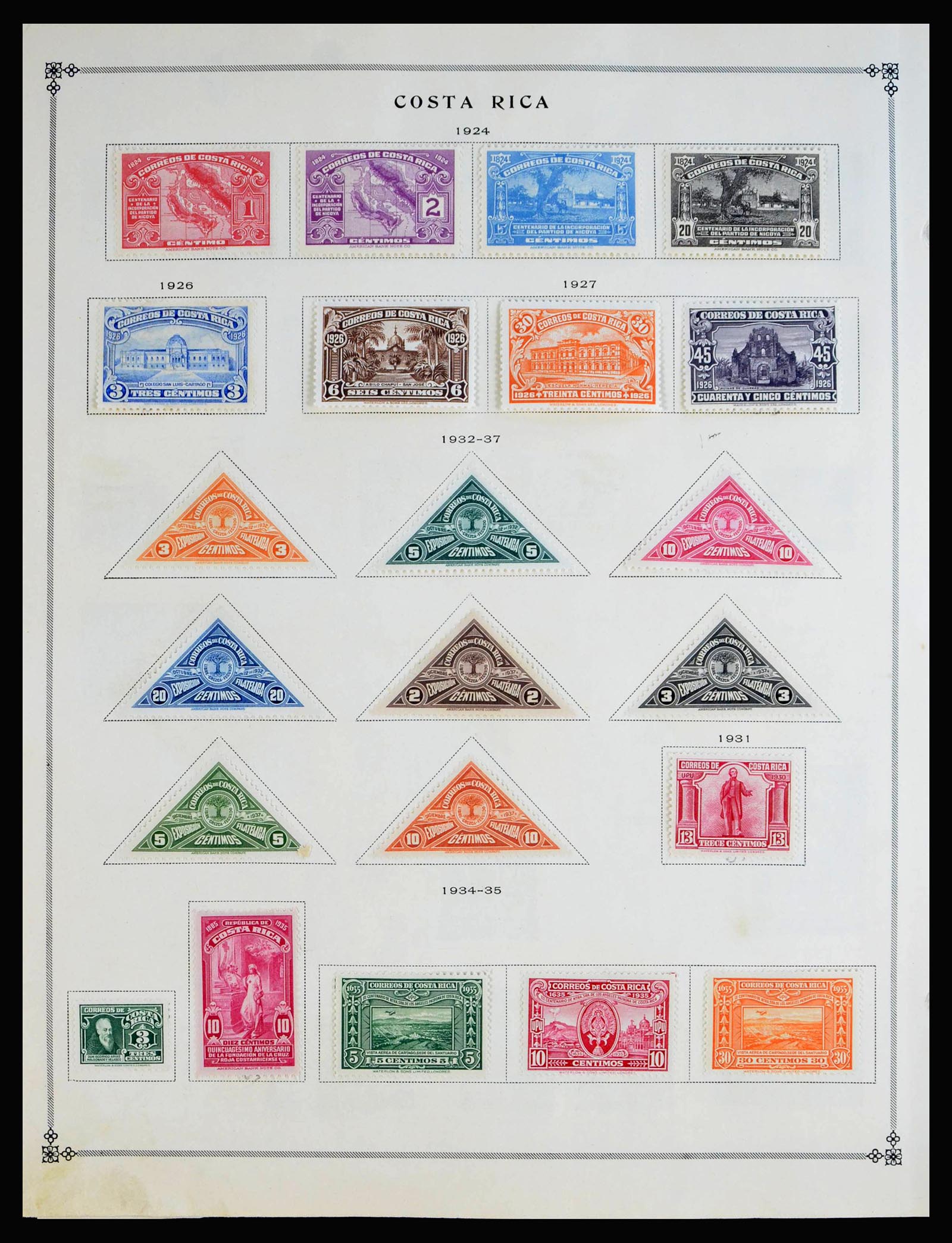 40134 0005 - Stamp collection 40134 Central America 1865-1955.