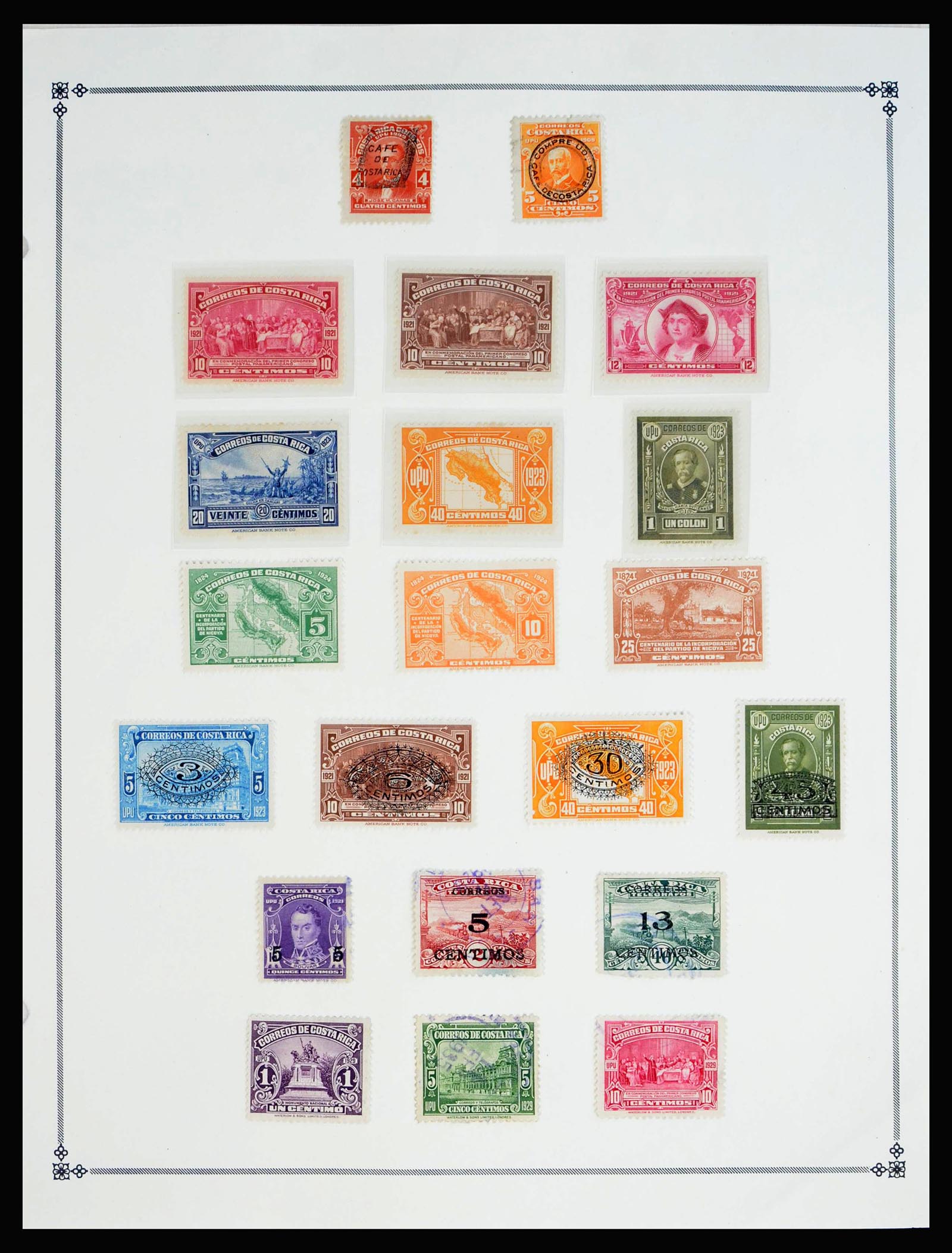 40134 0006 - Stamp collection 40134 Central America 1865-1955.