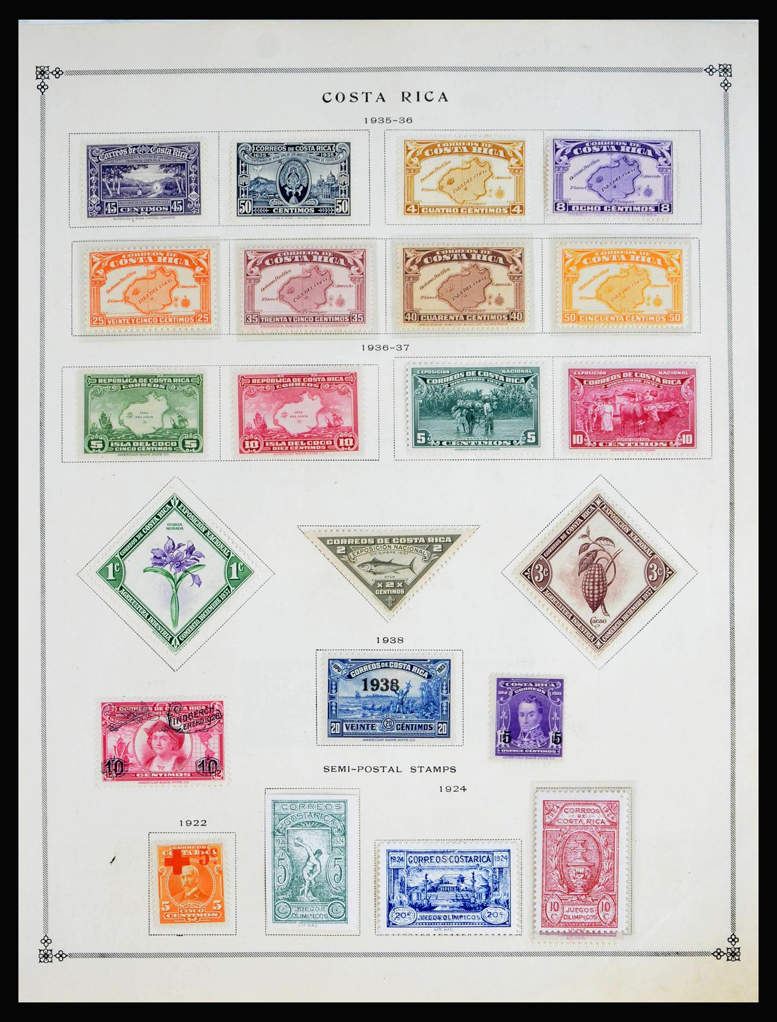 40134 0008 - Stamp collection 40134 Central America 1865-1955.