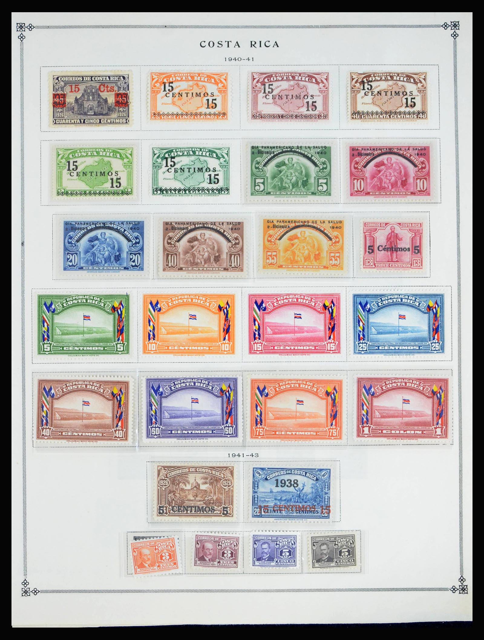 40134 0016 - Stamp collection 40134 Central America 1865-1955.