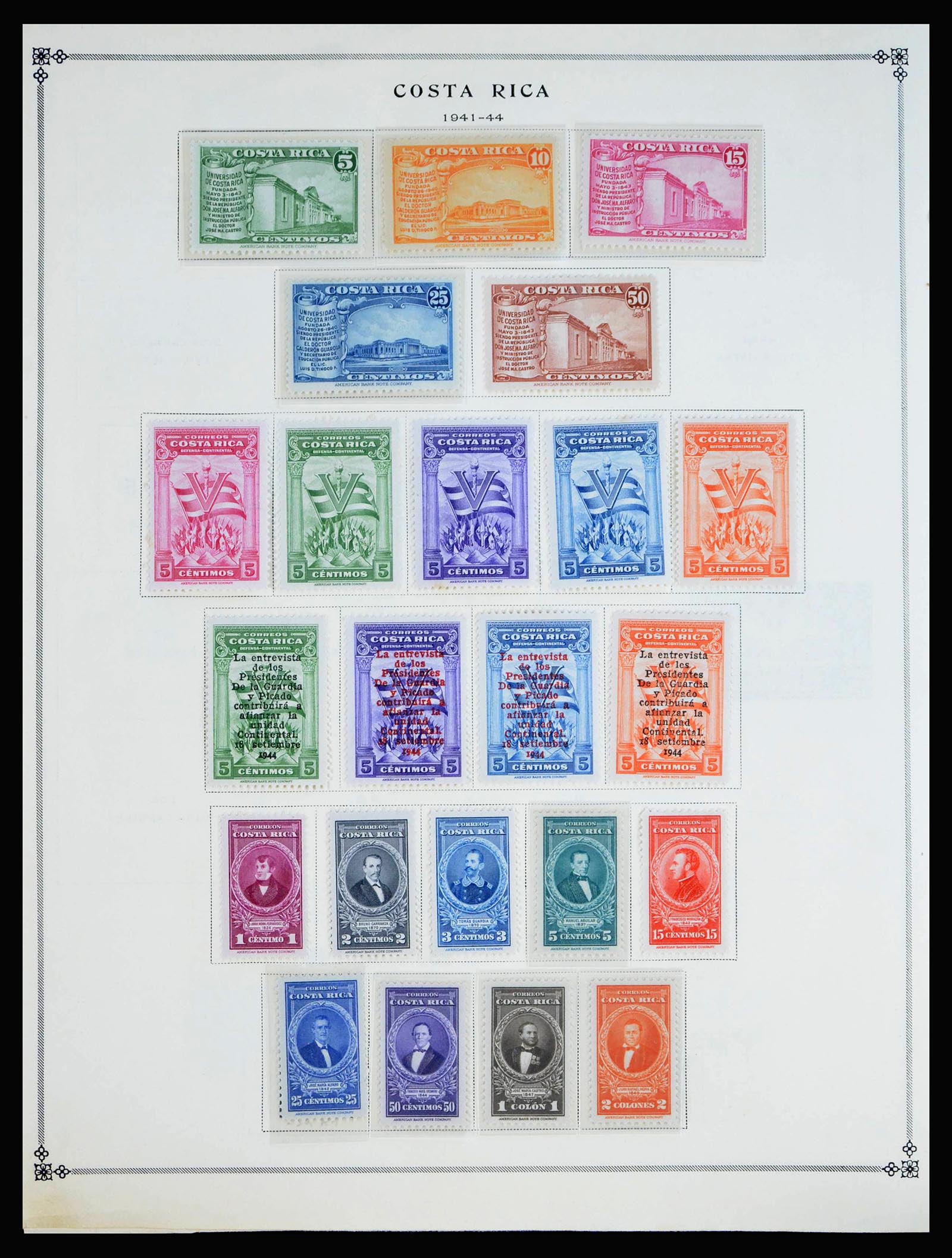 40134 0017 - Stamp collection 40134 Central America 1865-1955.