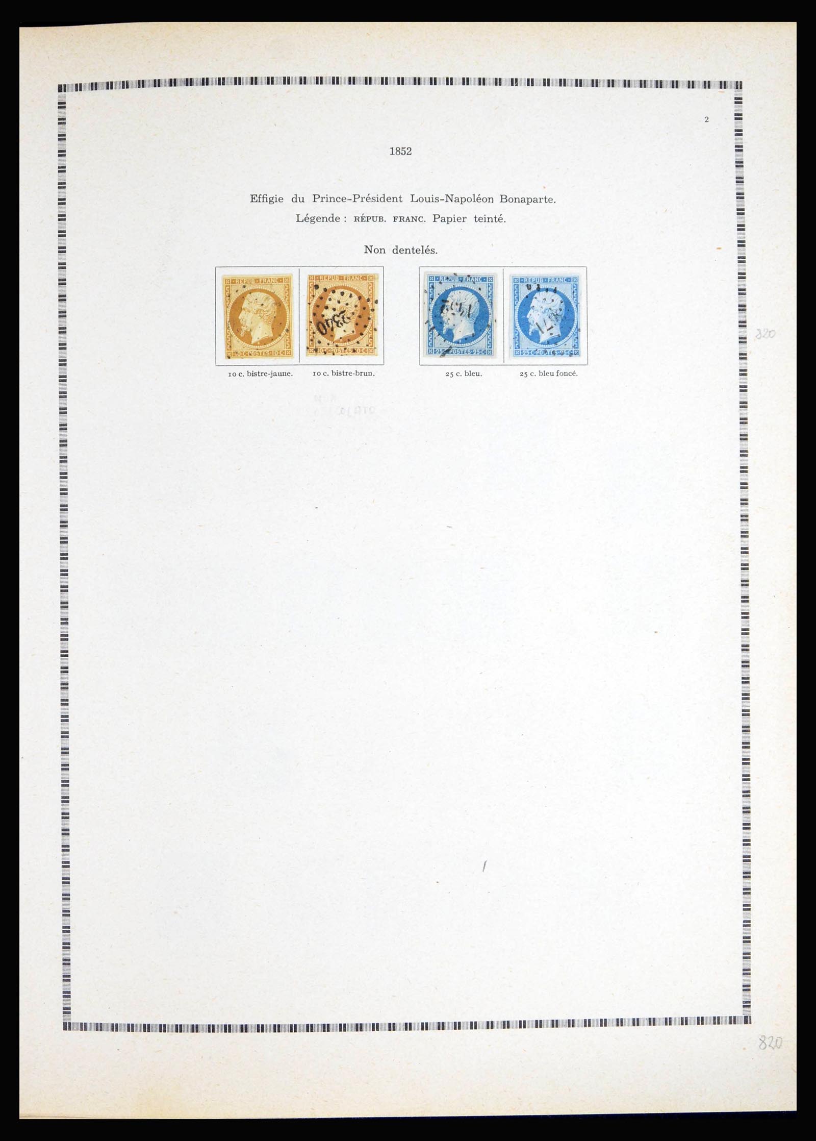 40135 0002 - Stamp collection 40135 France 1849-1972.