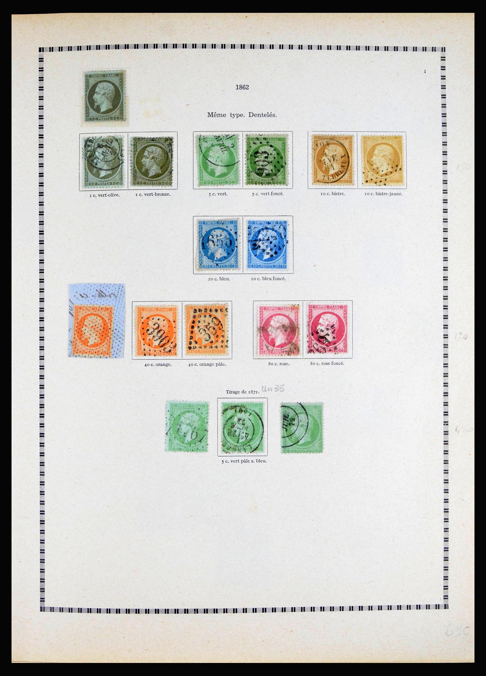 40135 0004 - Stamp collection 40135 France 1849-1972.