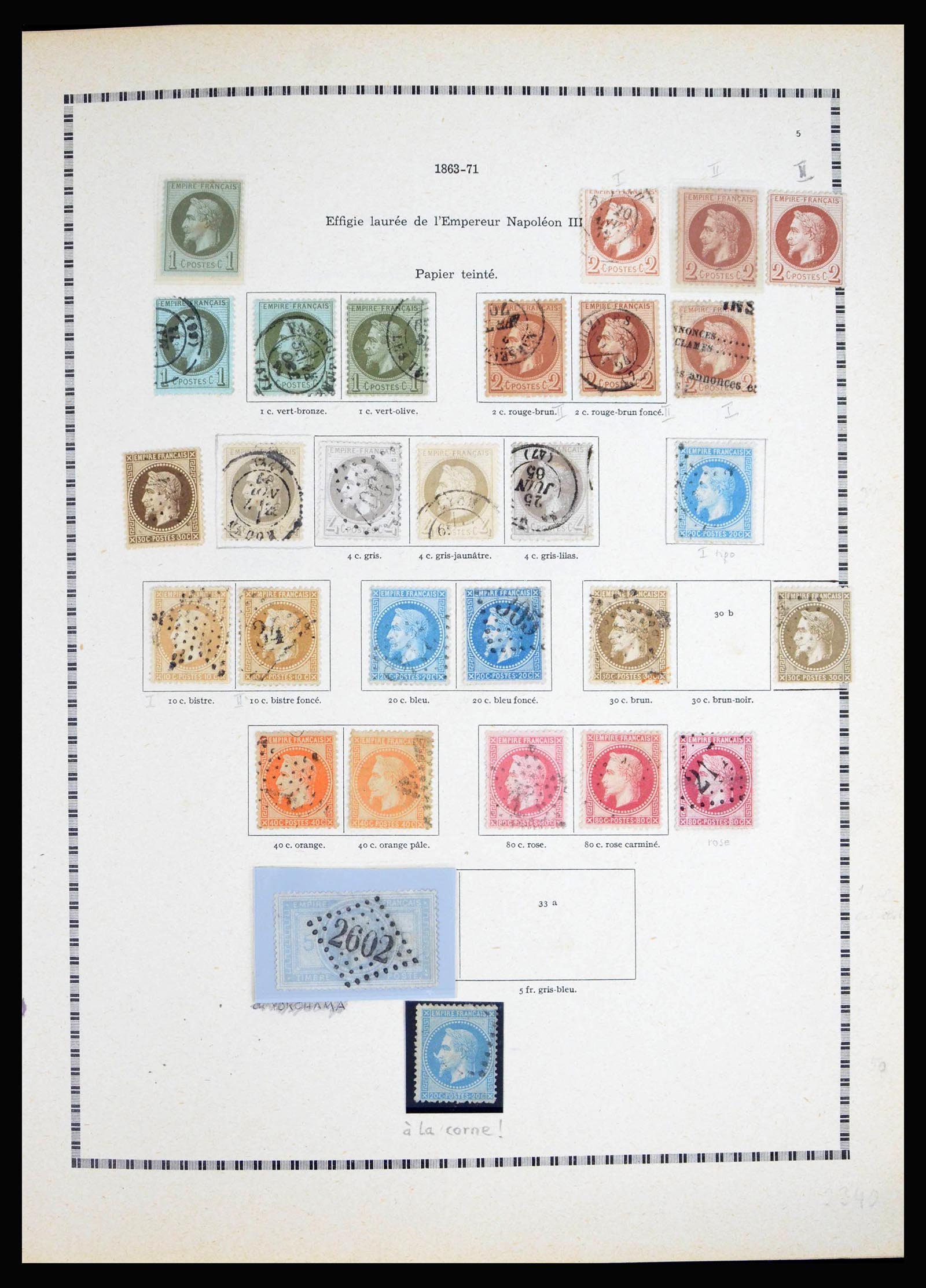 40135 0005 - Stamp collection 40135 France 1849-1972.