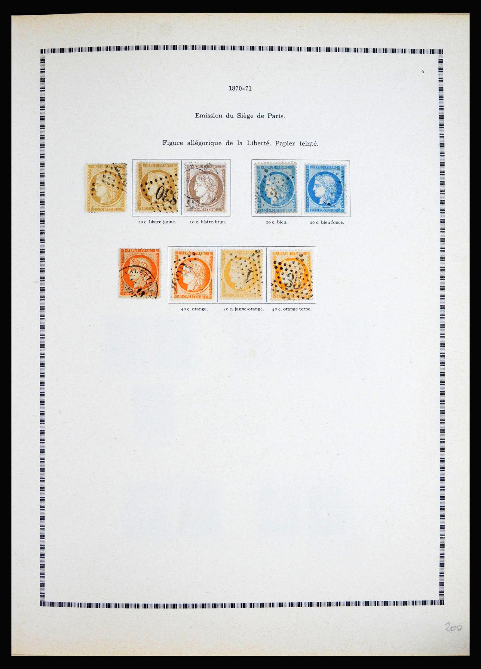 40135 0006 - Stamp collection 40135 France 1849-1972.