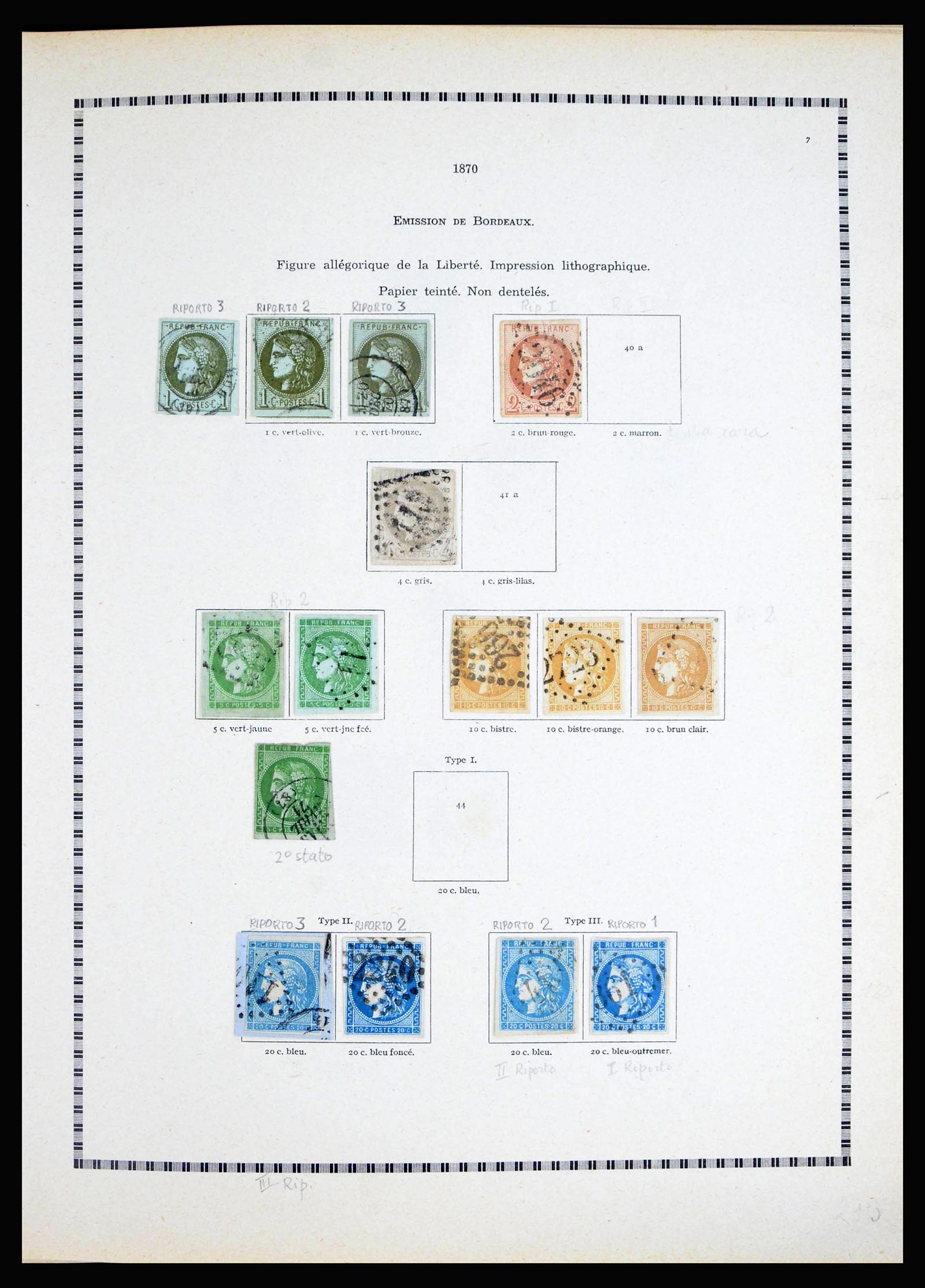 40135 0007 - Stamp collection 40135 France 1849-1972.