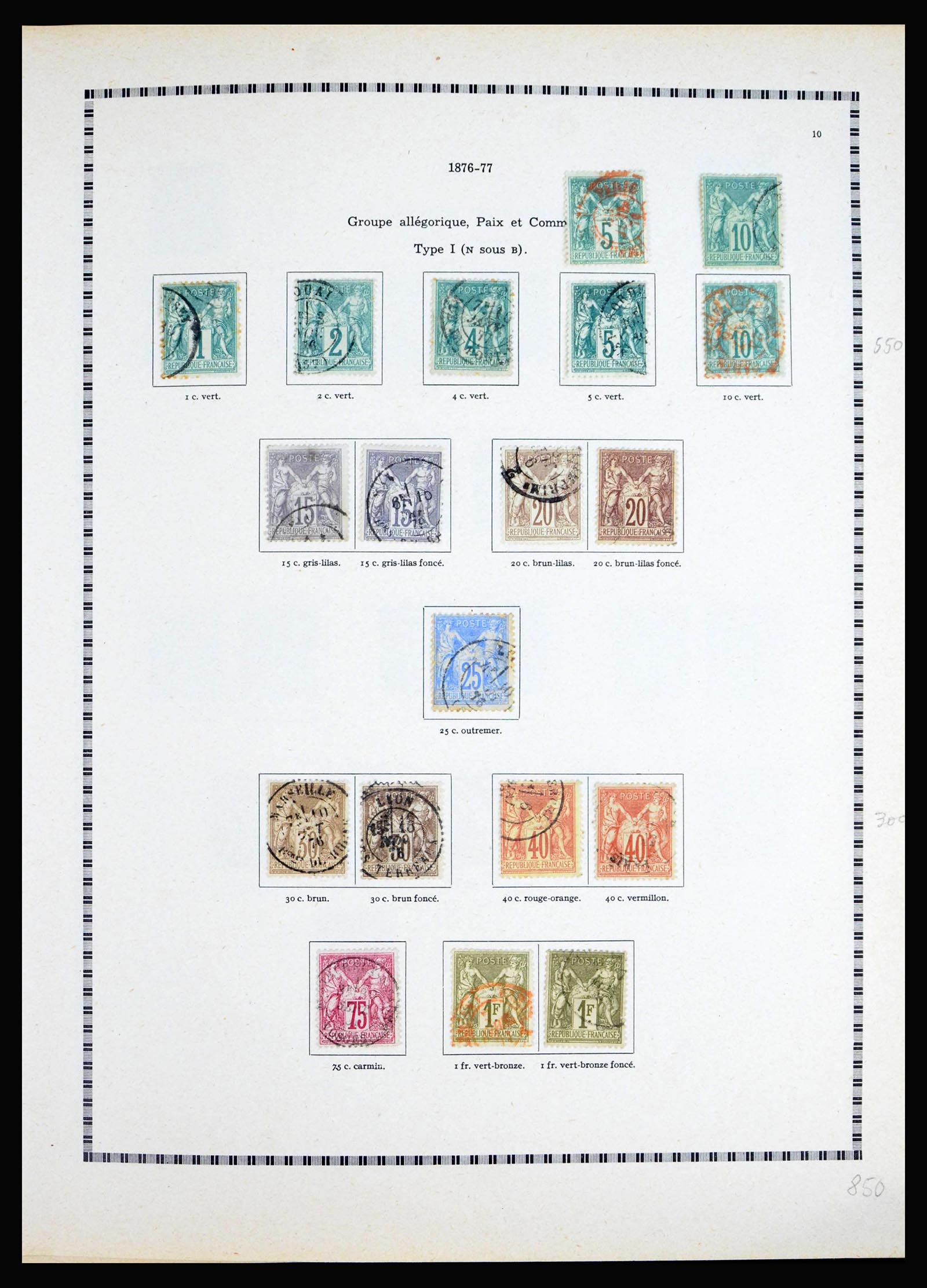 40135 0010 - Stamp collection 40135 France 1849-1972.