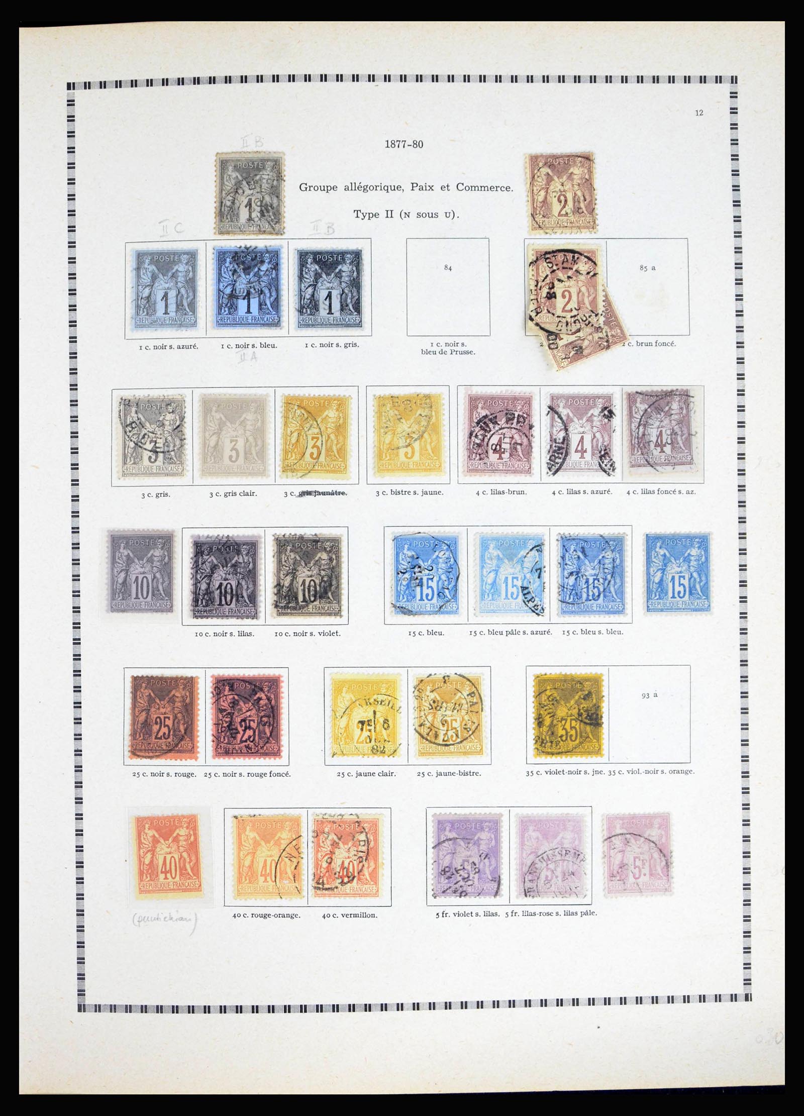 40135 0013 - Stamp collection 40135 France 1849-1972.