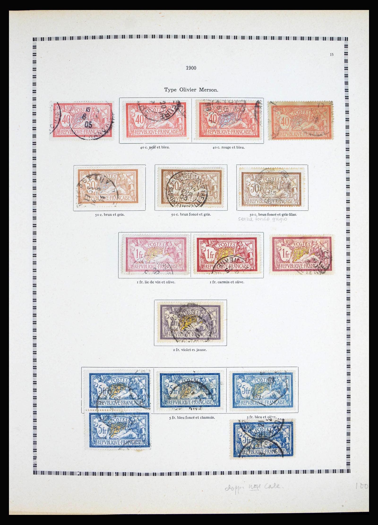 40135 0017 - Stamp collection 40135 France 1849-1972.