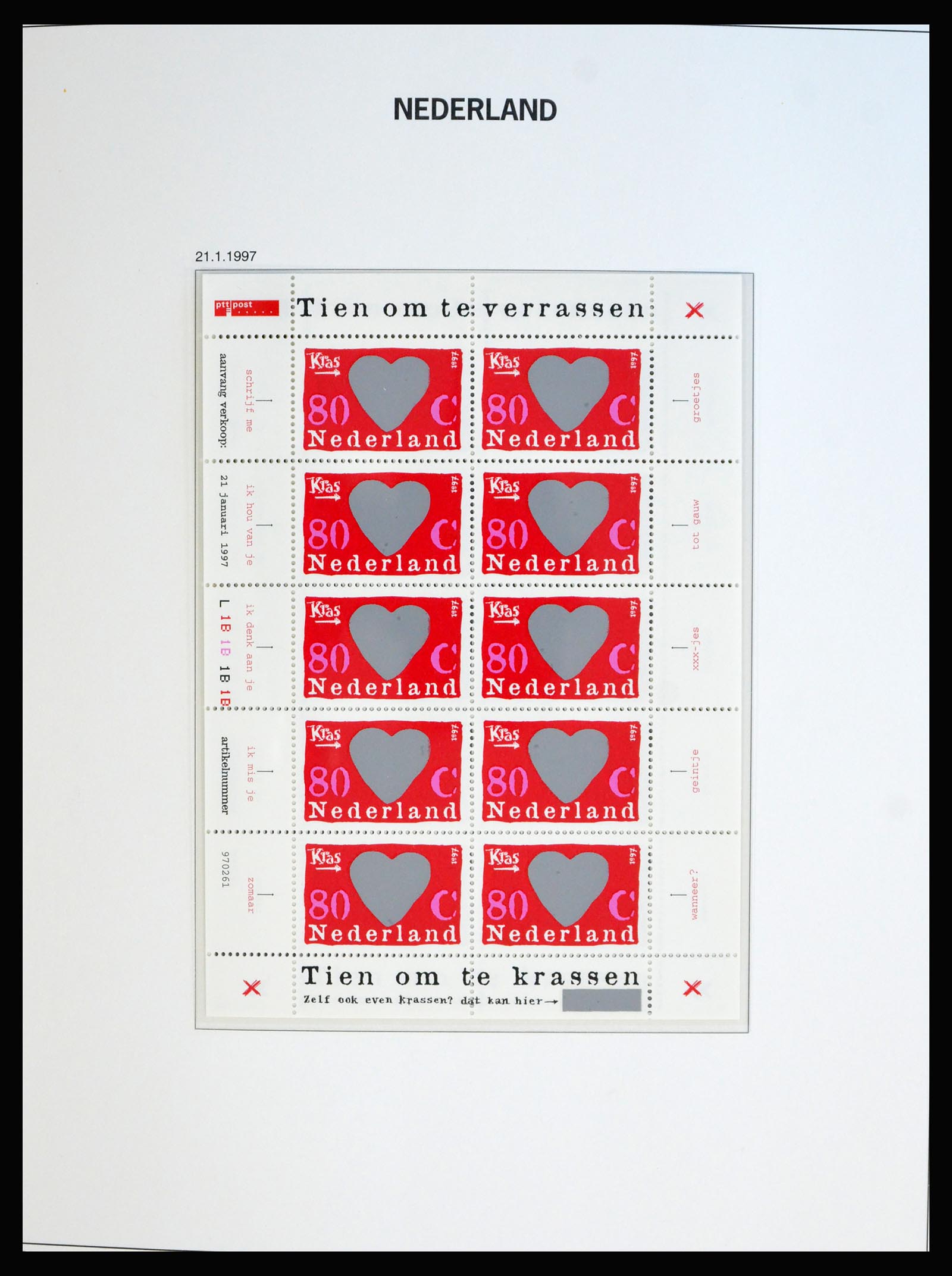 40139 0011 - Stamp collection 40139 Netherlands complete 1993-2023!!