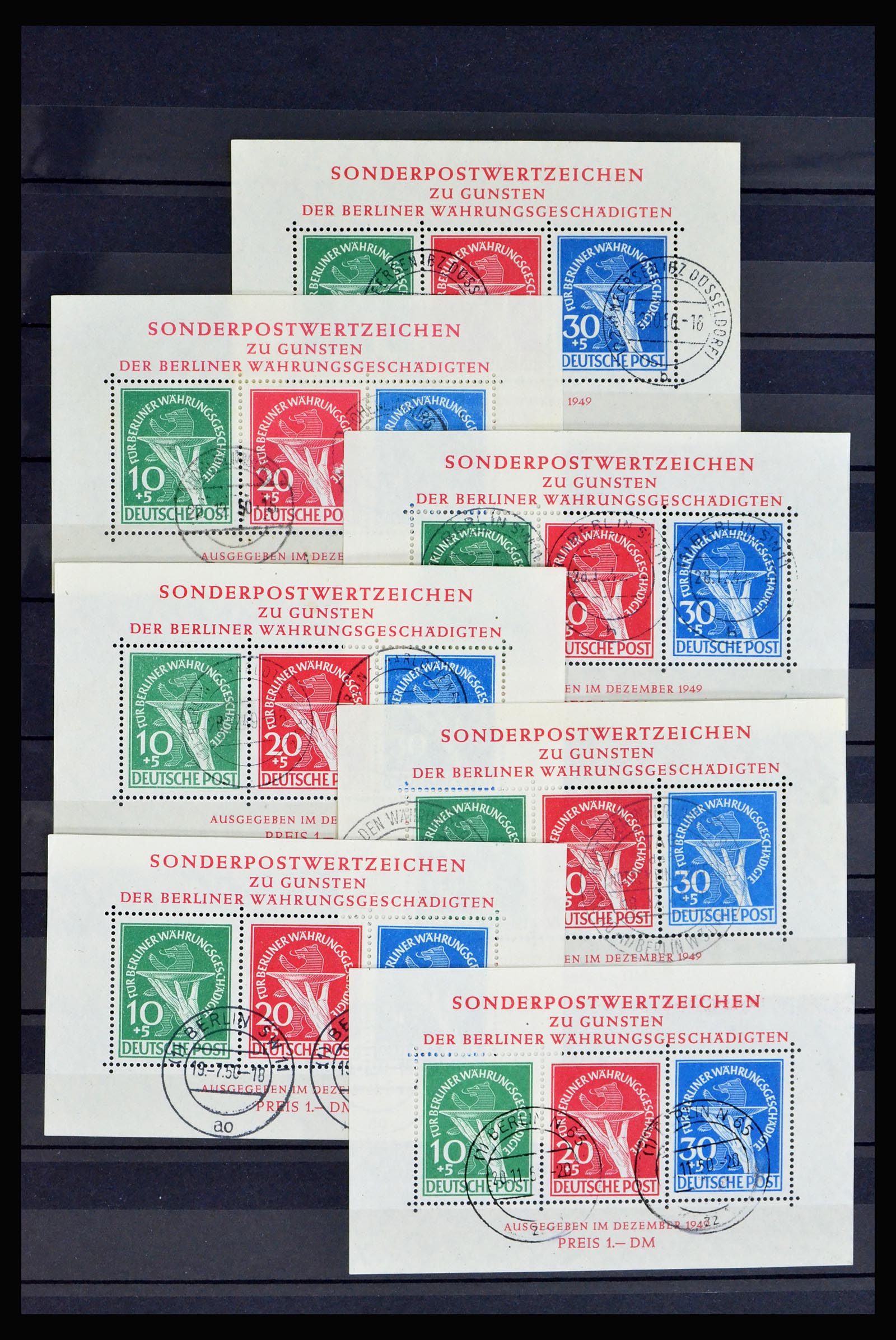 40140 0001 - Stamp collection 40140 Berlin key issues 1948-1949.