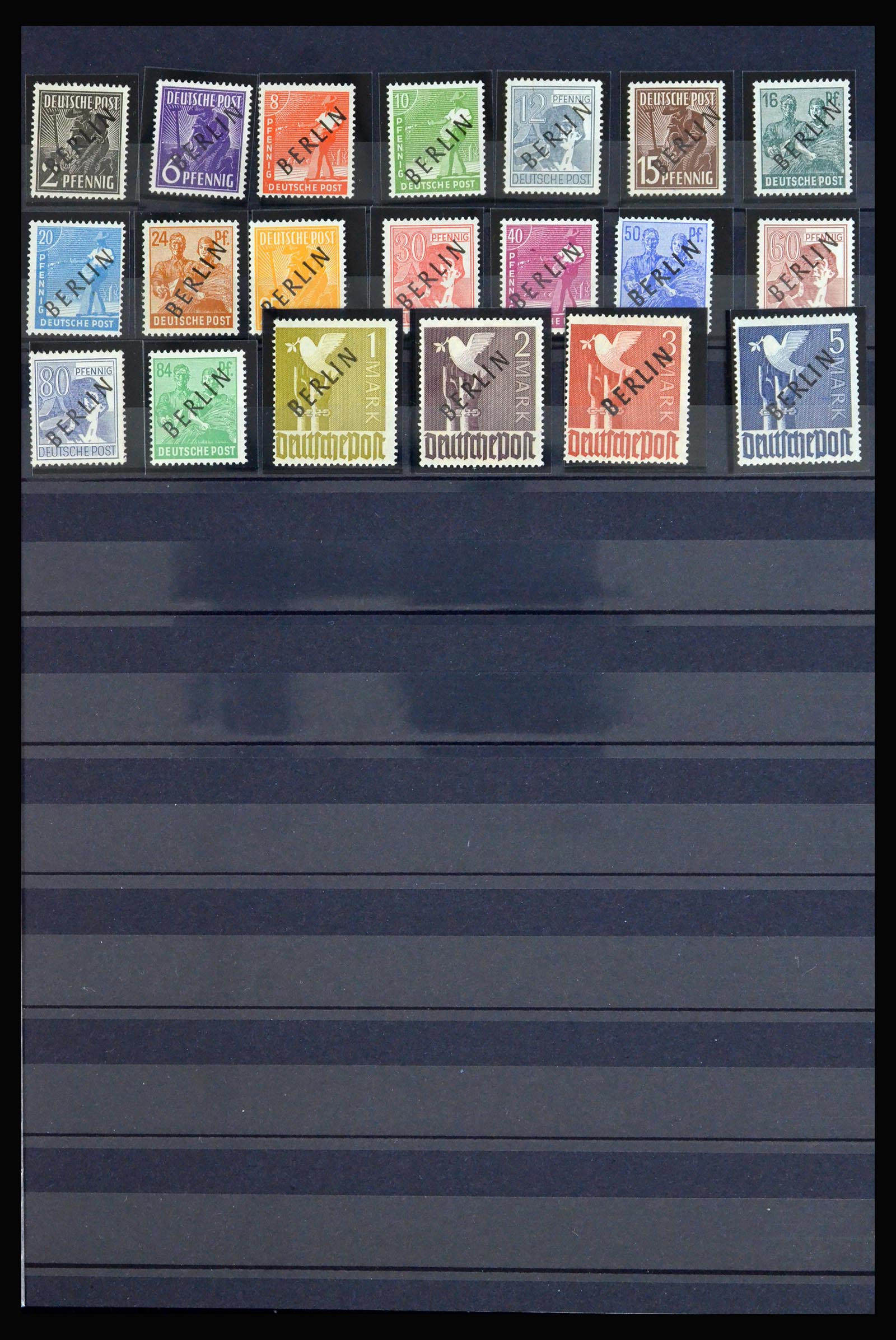 40140 0003 - Stamp collection 40140 Berlin key issues 1948-1949.