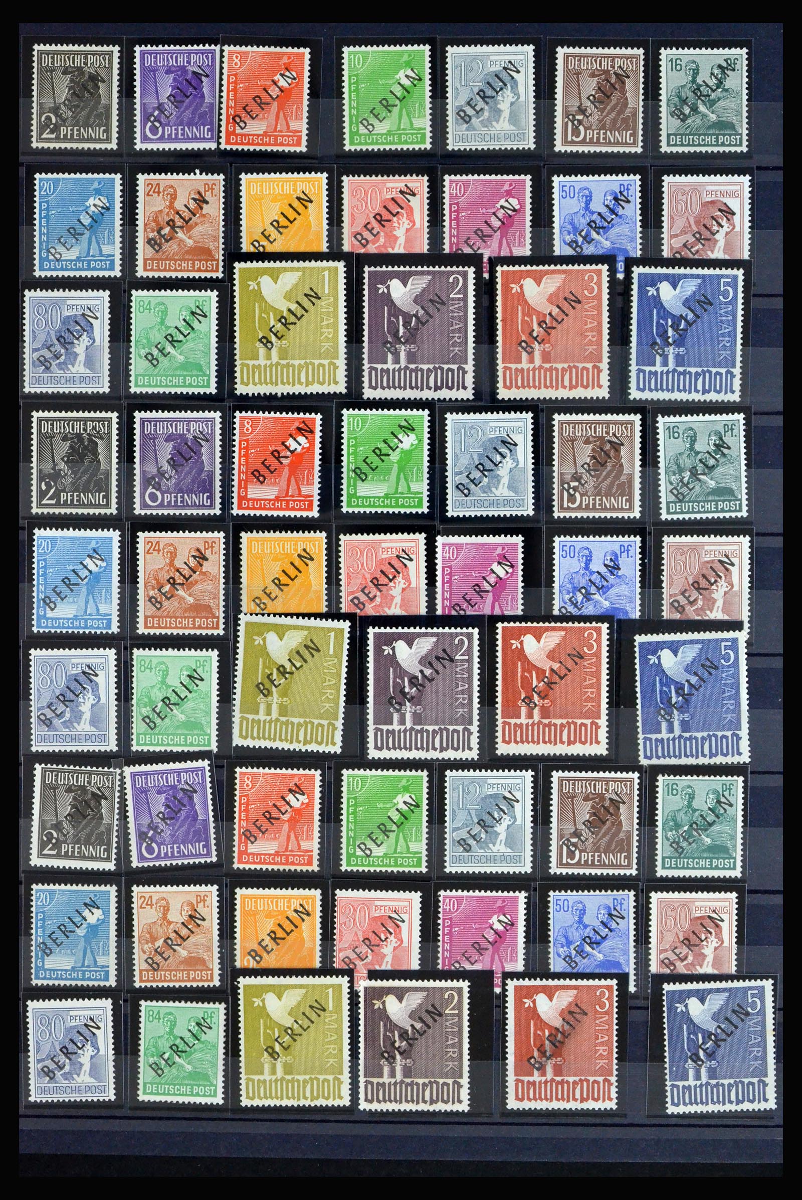 40140 0004 - Stamp collection 40140 Berlin key issues 1948-1949.