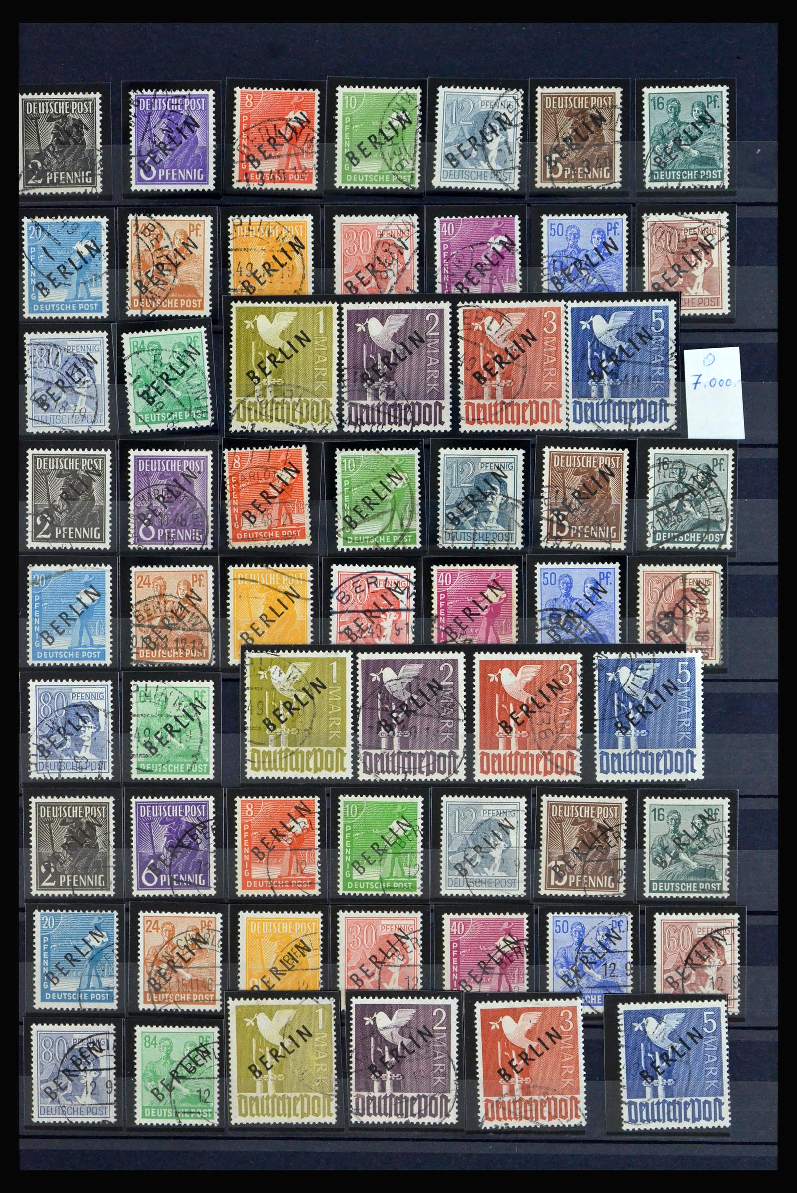 40140 0009 - Stamp collection 40140 Berlin key issues 1948-1949.