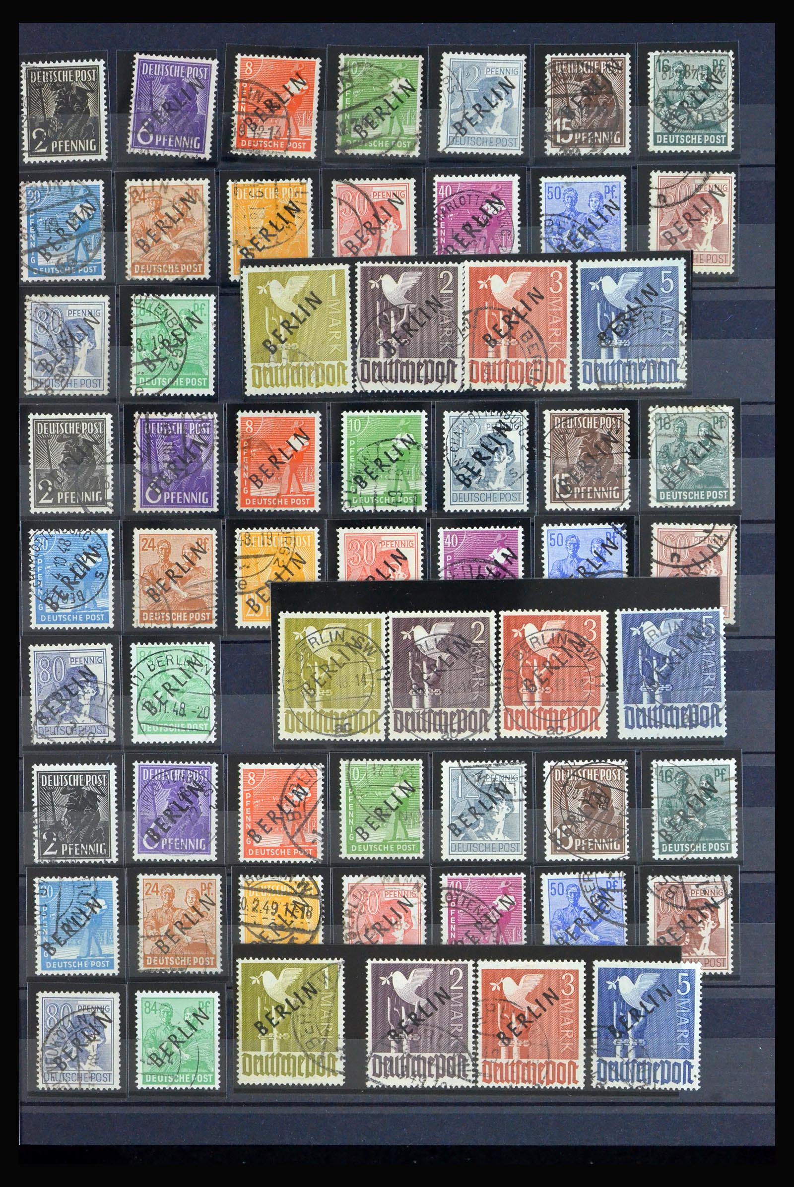 40140 0011 - Stamp collection 40140 Berlin key issues 1948-1949.