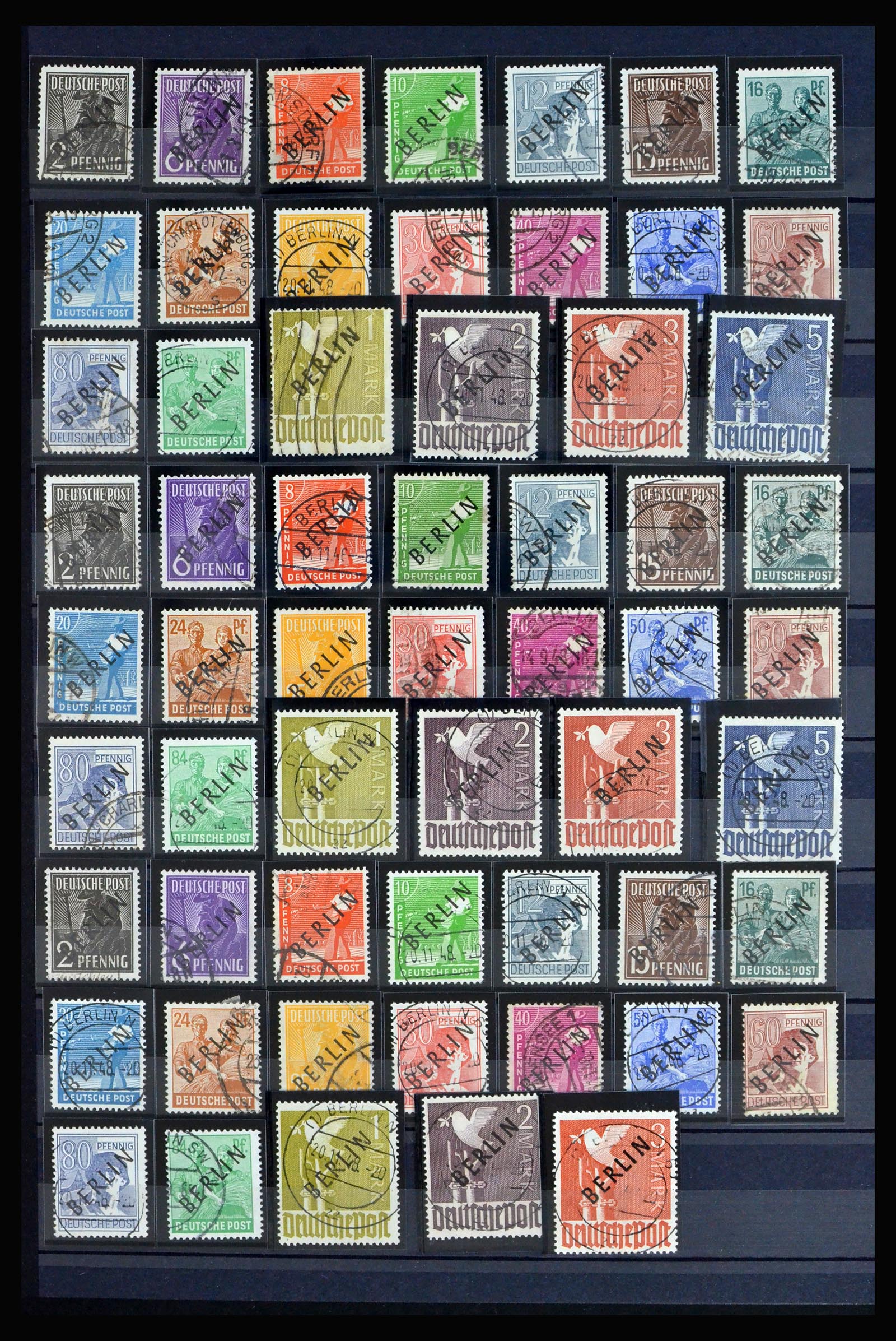 40140 0012 - Stamp collection 40140 Berlin key issues 1948-1949.