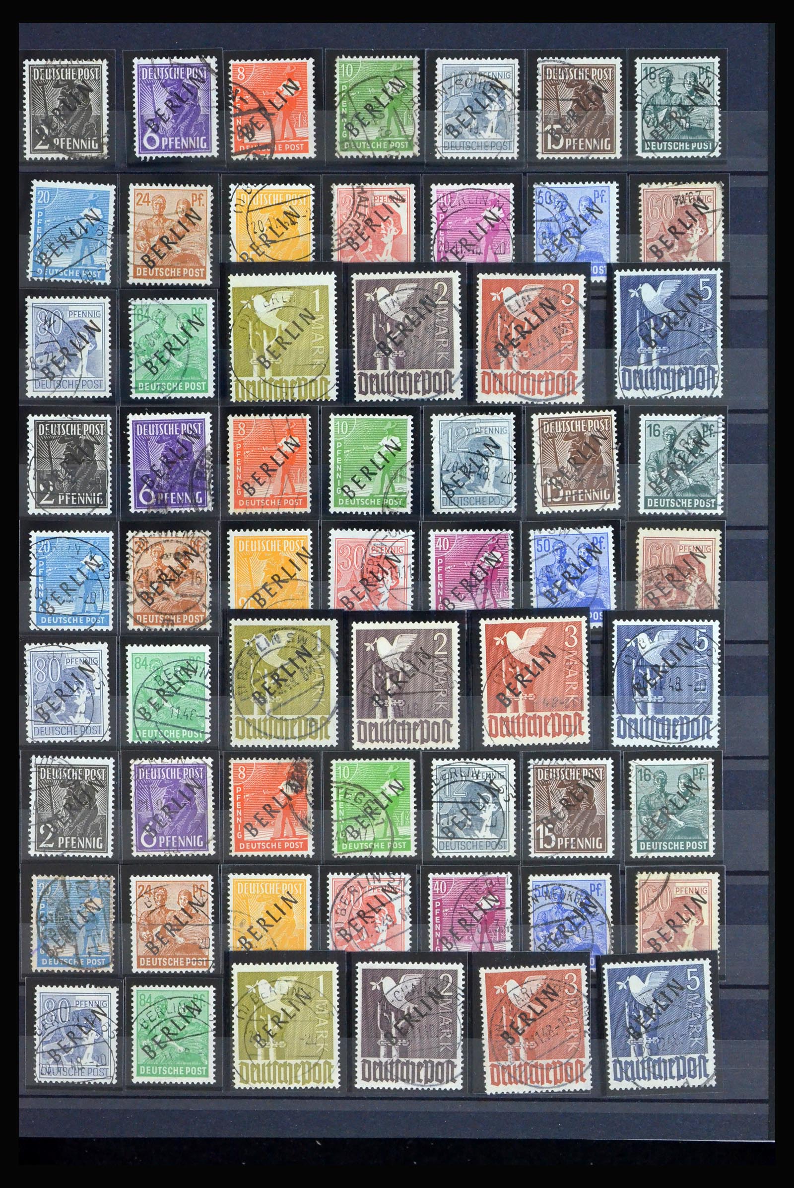 40140 0013 - Stamp collection 40140 Berlin key issues 1948-1949.