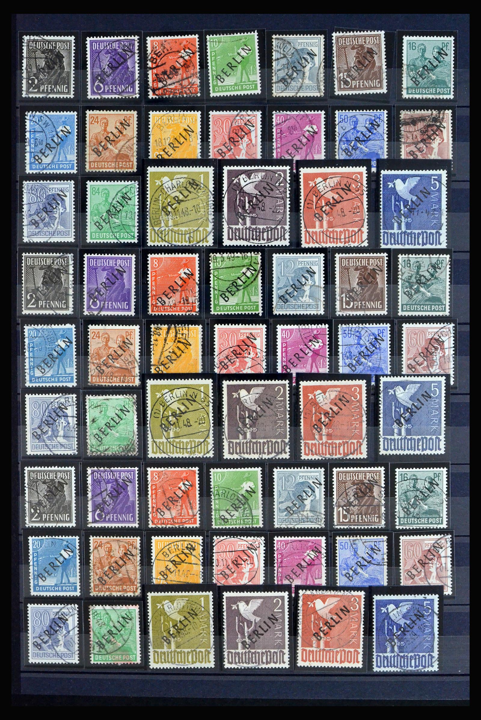 40140 0014 - Stamp collection 40140 Berlin key issues 1948-1949.