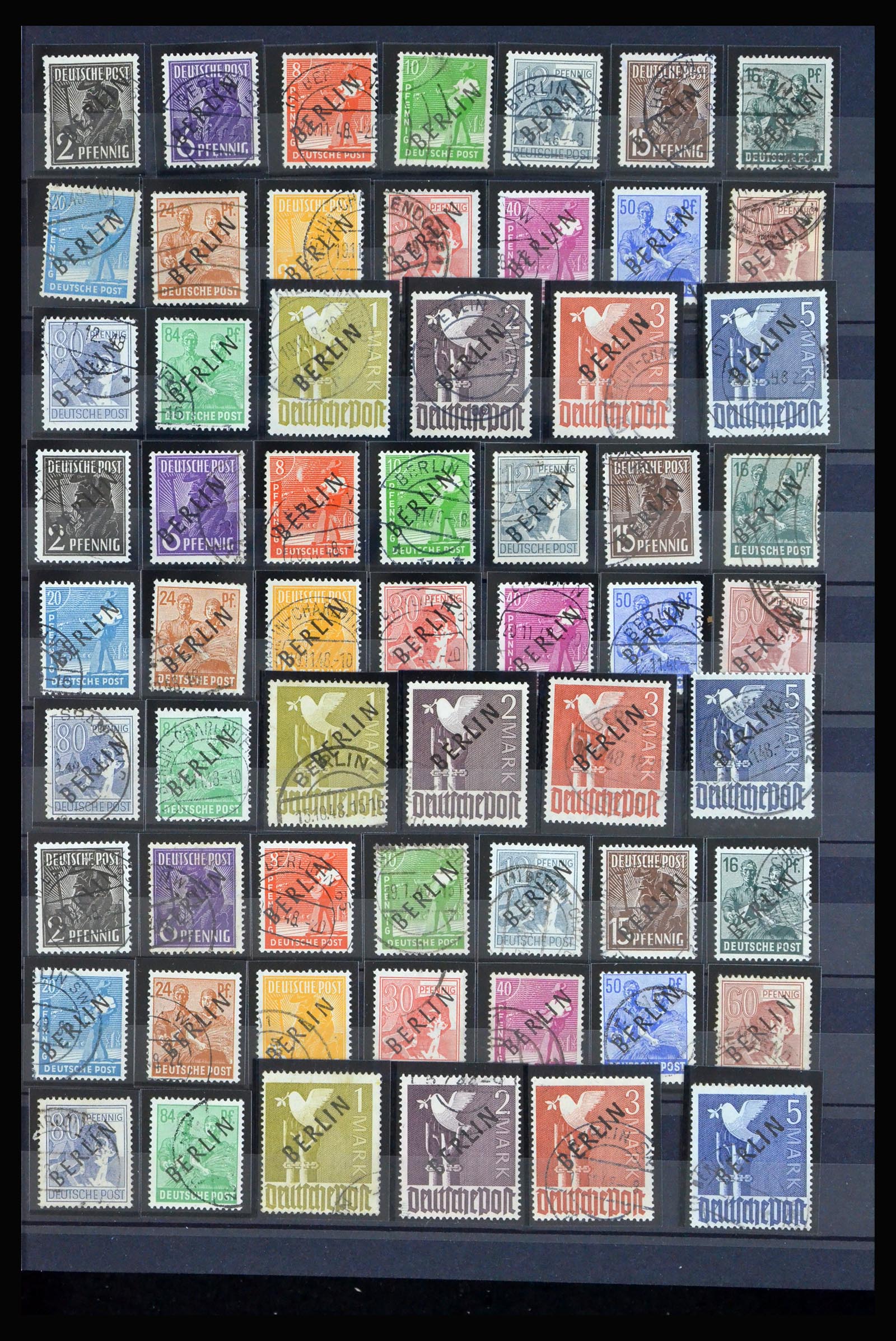 40140 0015 - Stamp collection 40140 Berlin key issues 1948-1949.