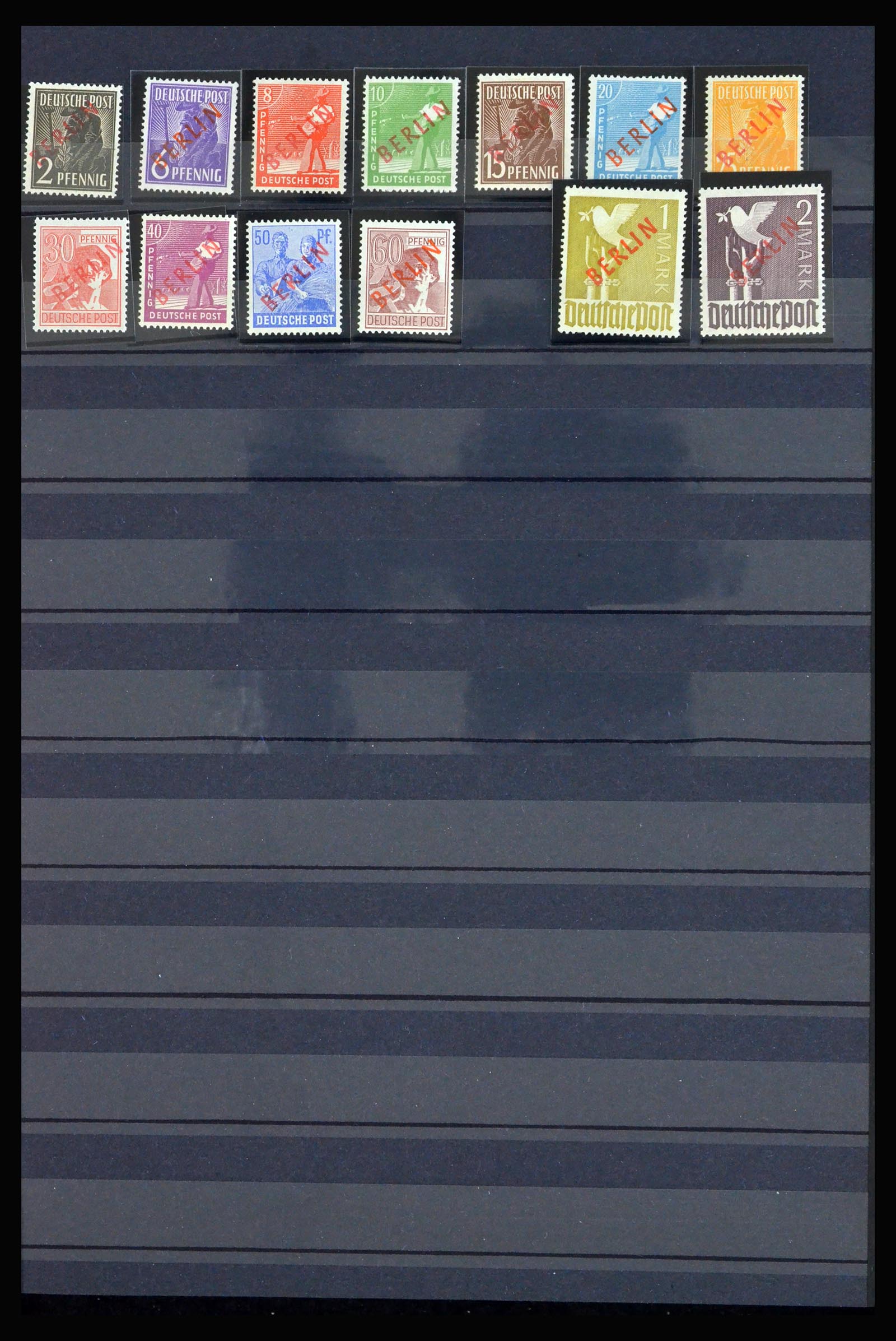 40140 0018 - Stamp collection 40140 Berlin key issues 1948-1949.