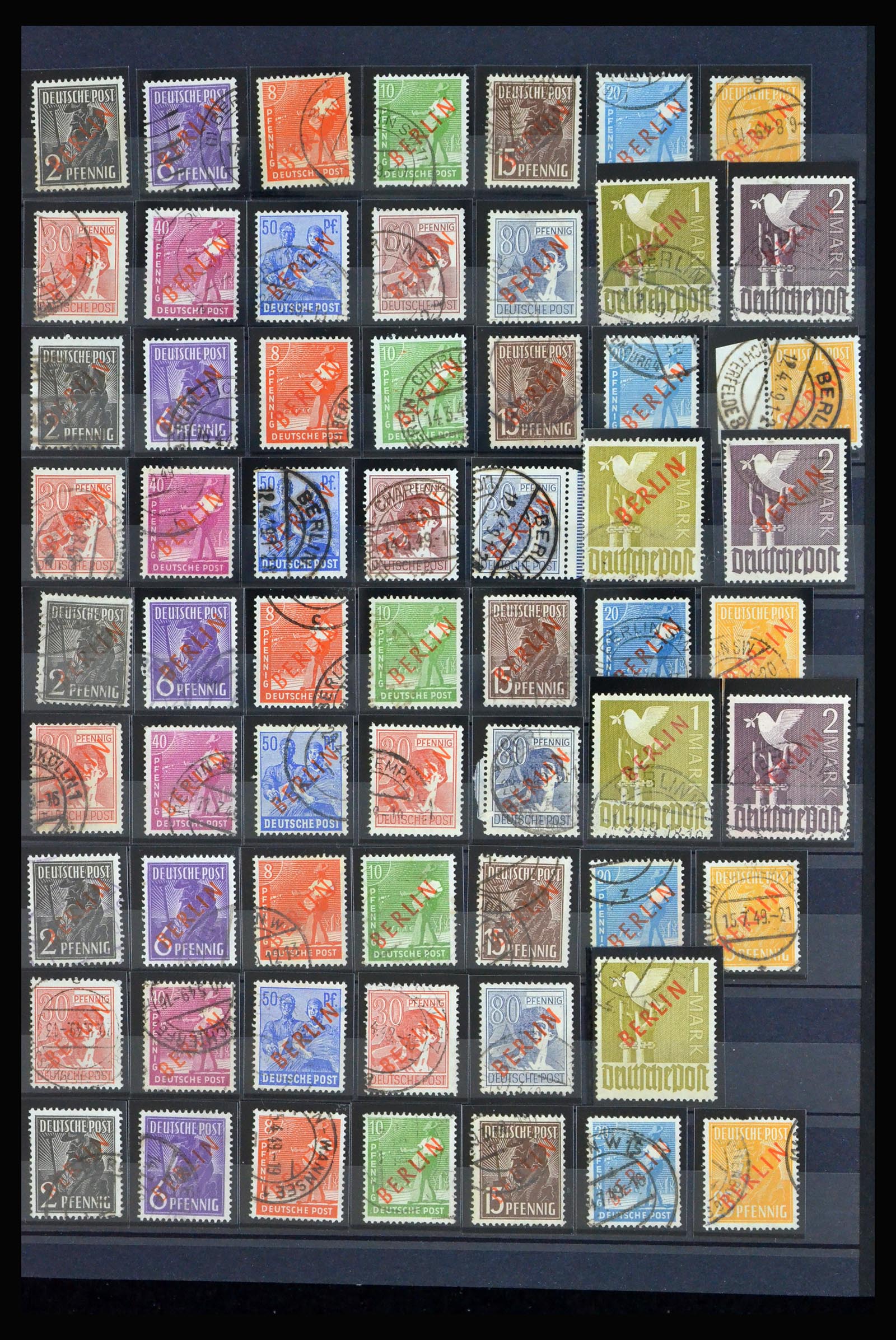 40140 0019 - Stamp collection 40140 Berlin key issues 1948-1949.