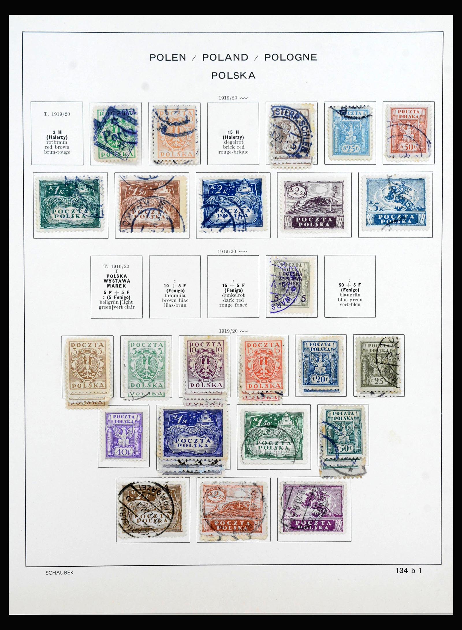 40141 0008 - Stamp collection 40141 Czechoslovakia and Poland 1918-1945.