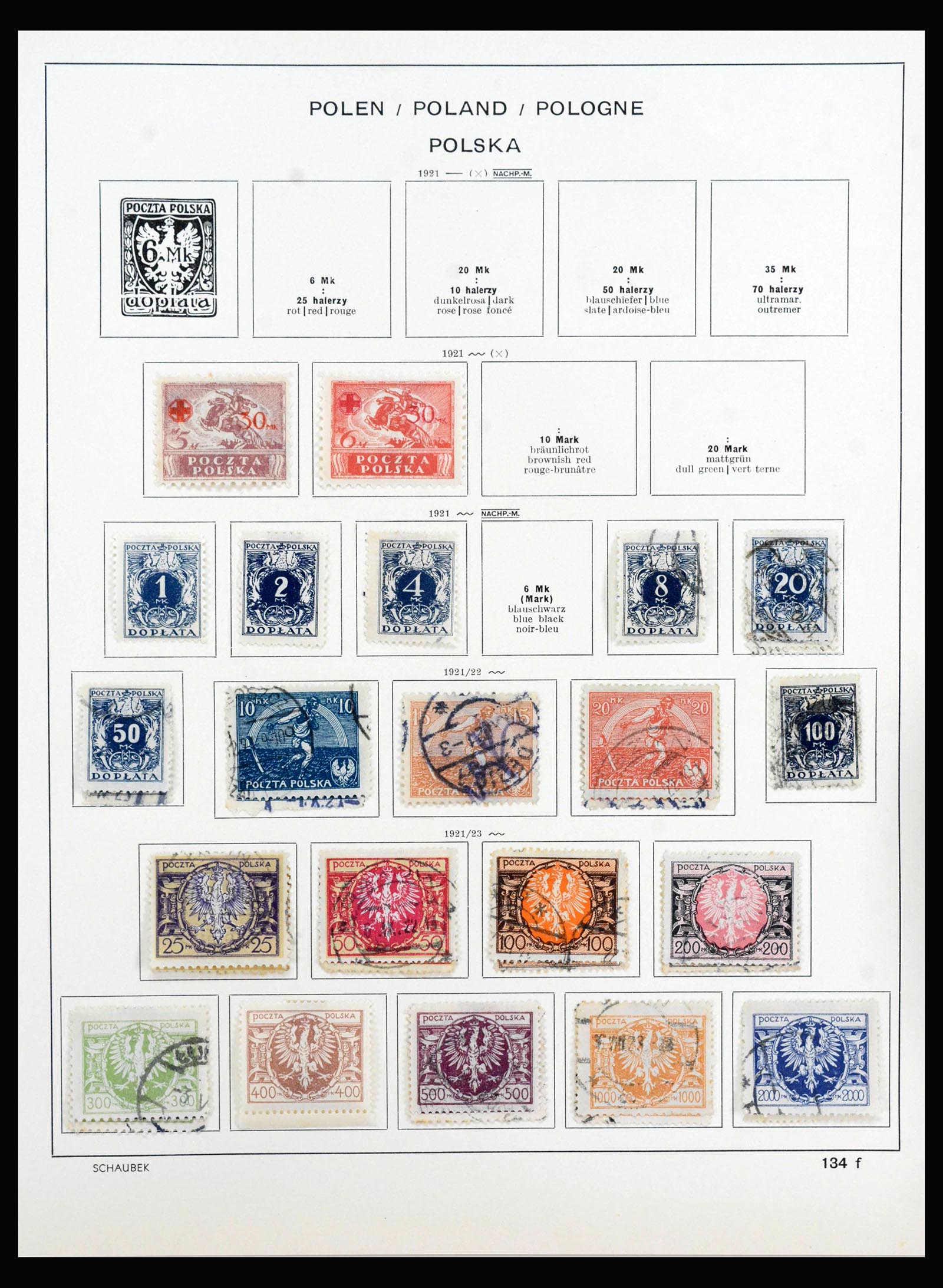 40141 0012 - Stamp collection 40141 Czechoslovakia and Poland 1918-1945.