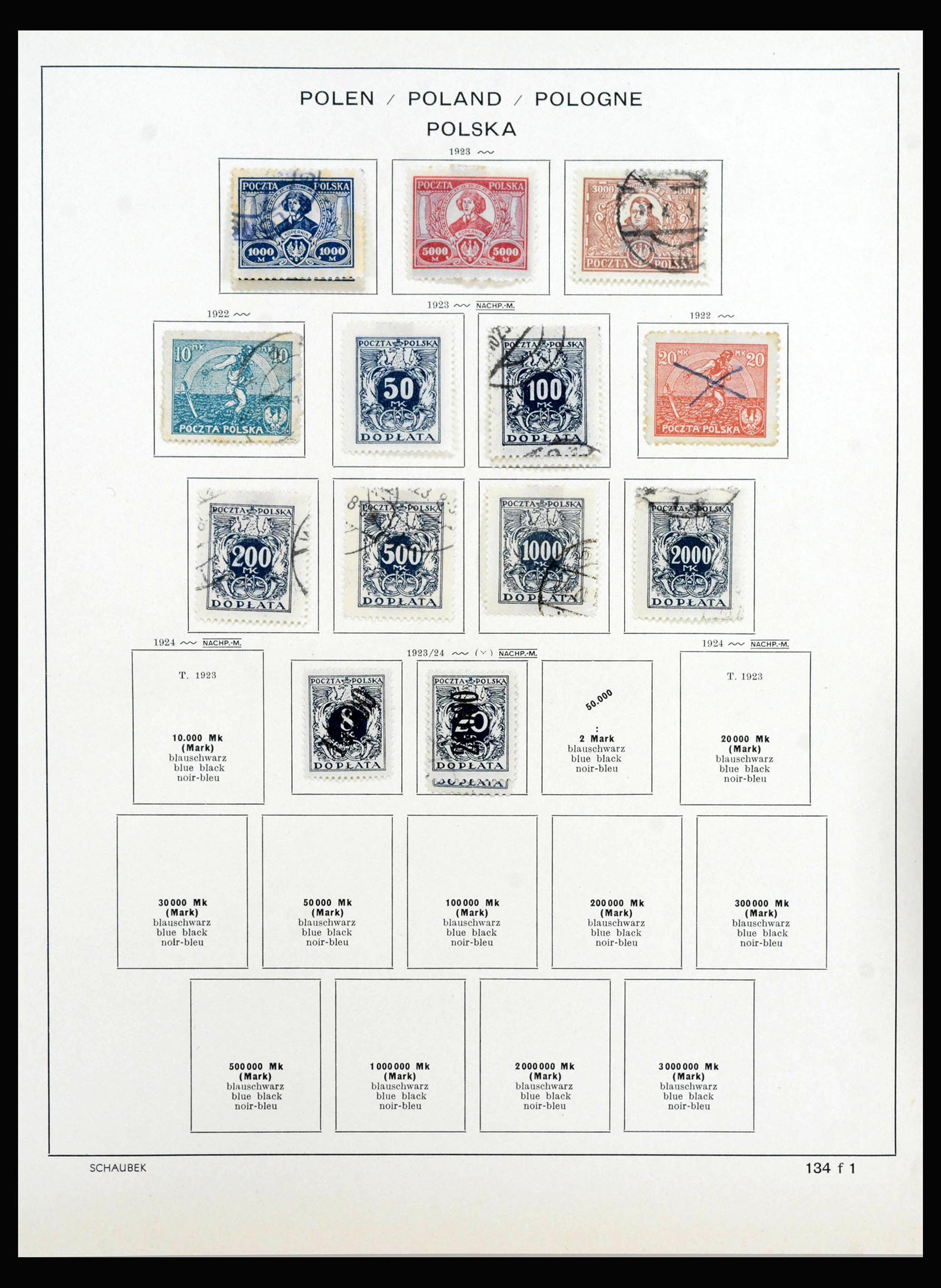 40141 0013 - Stamp collection 40141 Czechoslovakia and Poland 1918-1945.