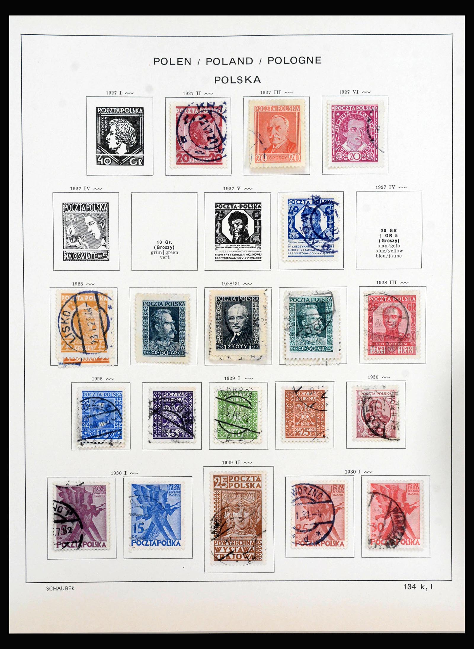 40141 0019 - Stamp collection 40141 Czechoslovakia and Poland 1918-1945.