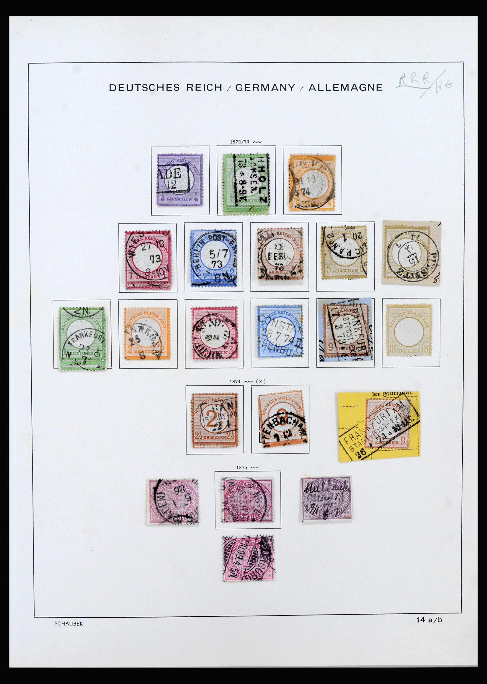 40142 0003 - Stamp collection 40142 German Reich 1872-1945.