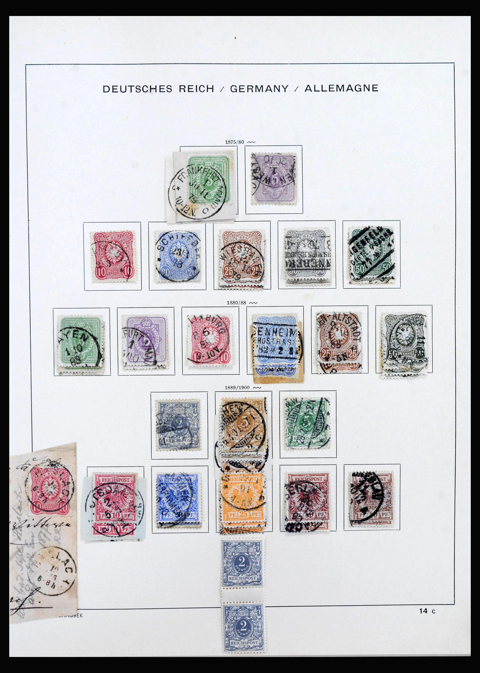 40142 0004 - Stamp collection 40142 German Reich 1872-1945.