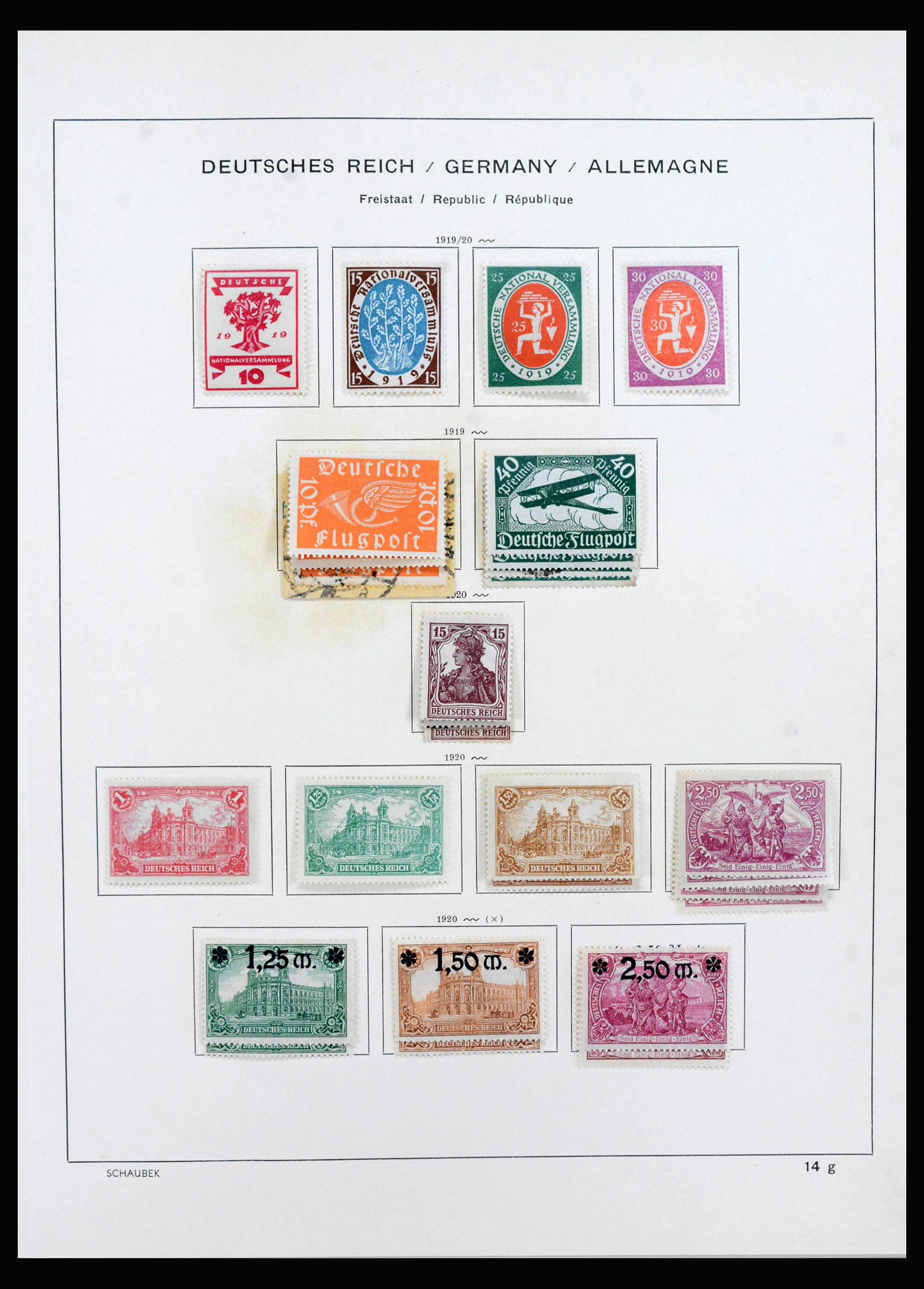 40142 0013 - Stamp collection 40142 German Reich 1872-1945.