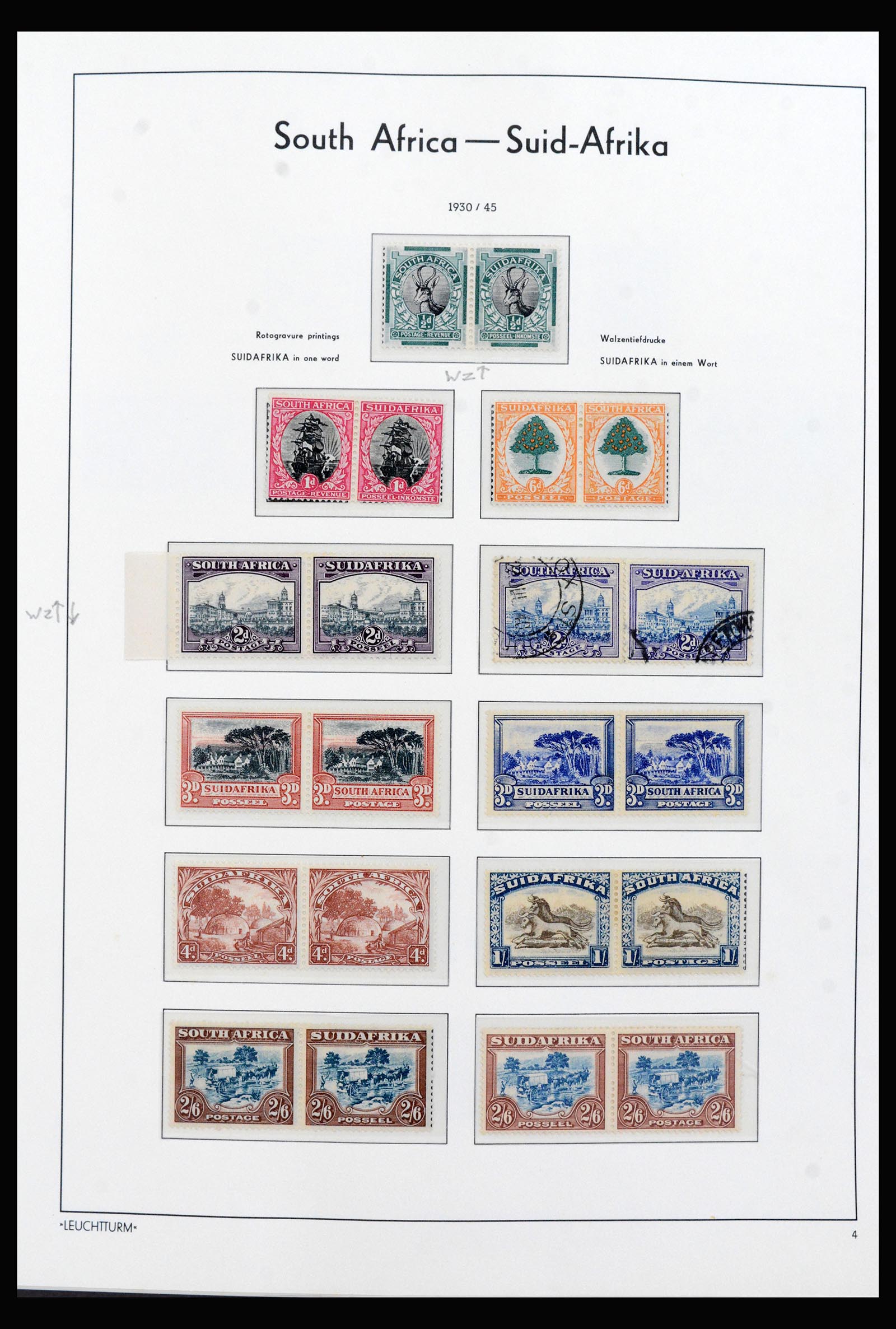 40143 0007 - Stamp collection 40143 South Africa 1910-2008.