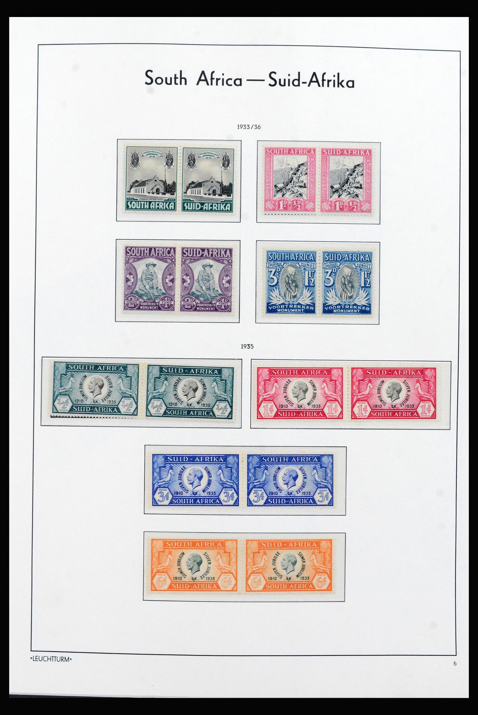 40143 0011 - Stamp collection 40143 South Africa 1910-2008.