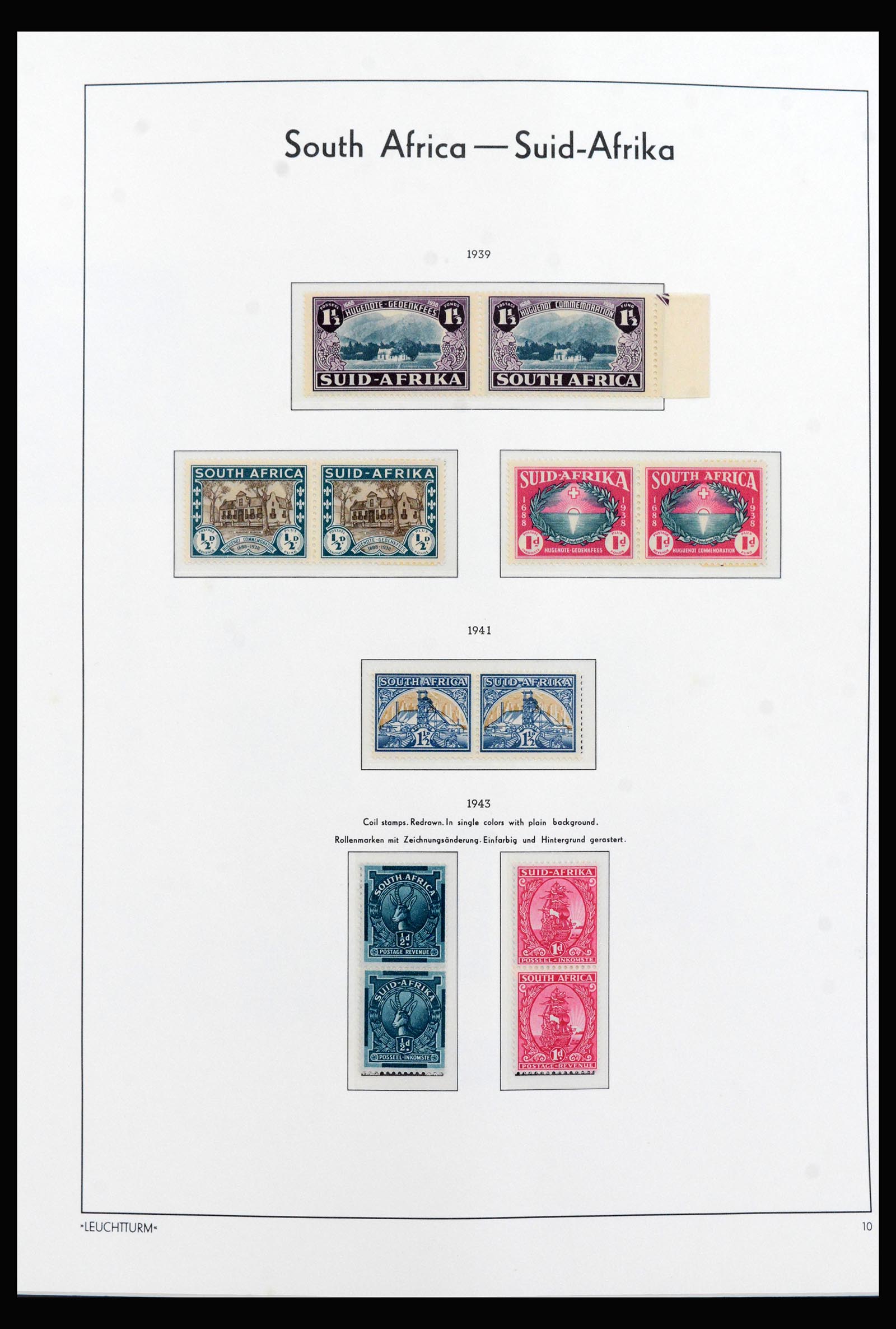 40143 0018 - Stamp collection 40143 South Africa 1910-2008.