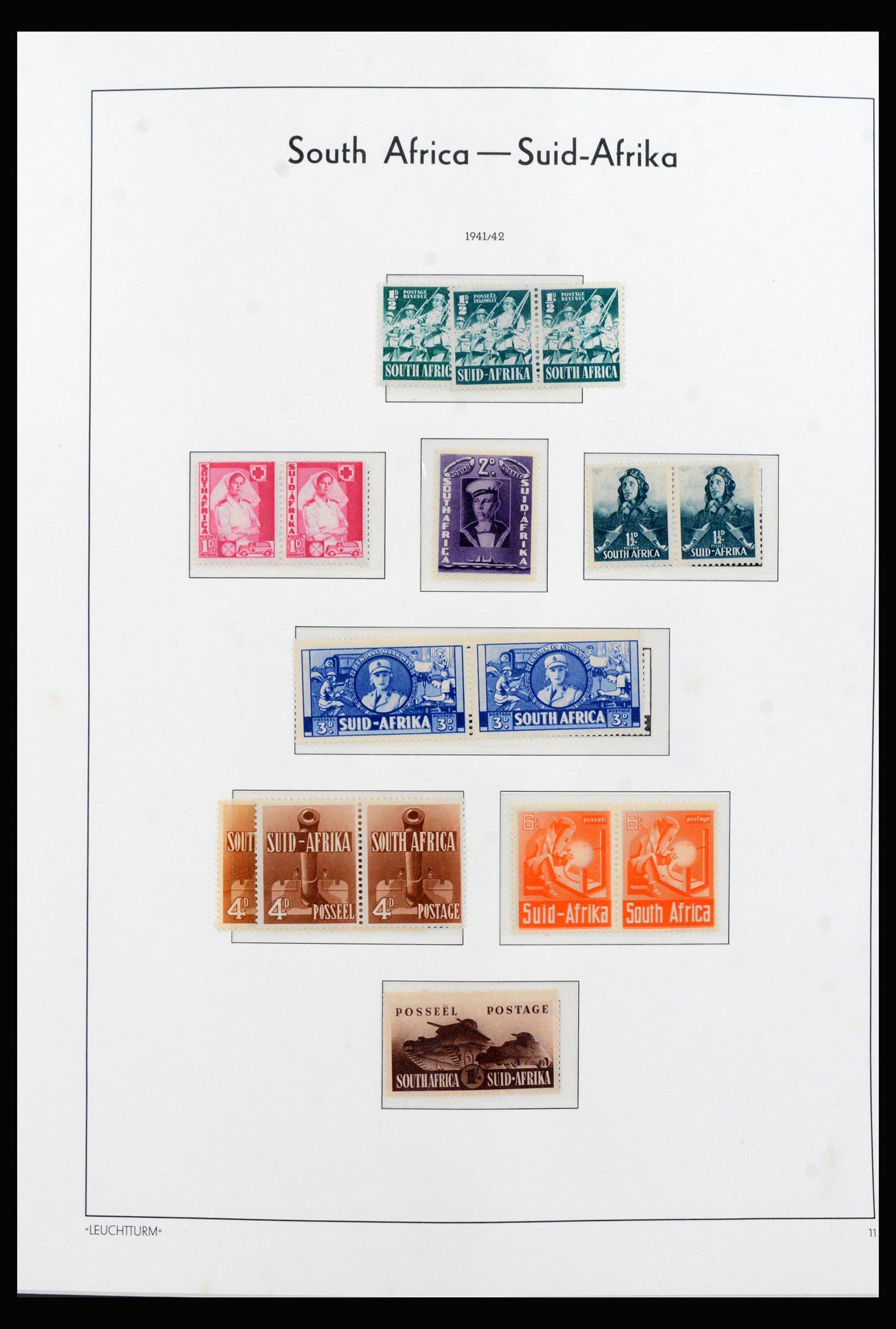 40143 0019 - Stamp collection 40143 South Africa 1910-2008.