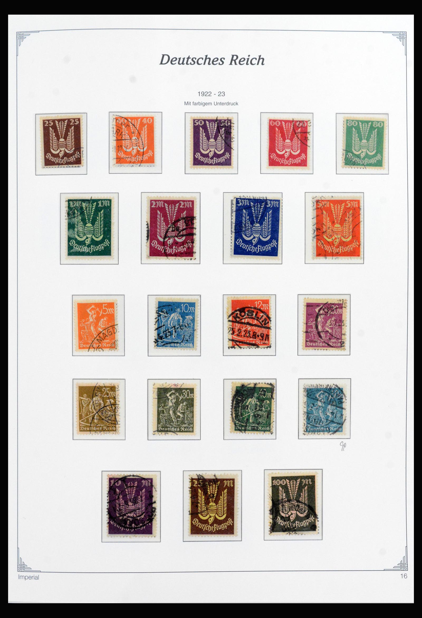 40145 0016 - Stamp collection 40145 Germany Reich complete 1872-1945.