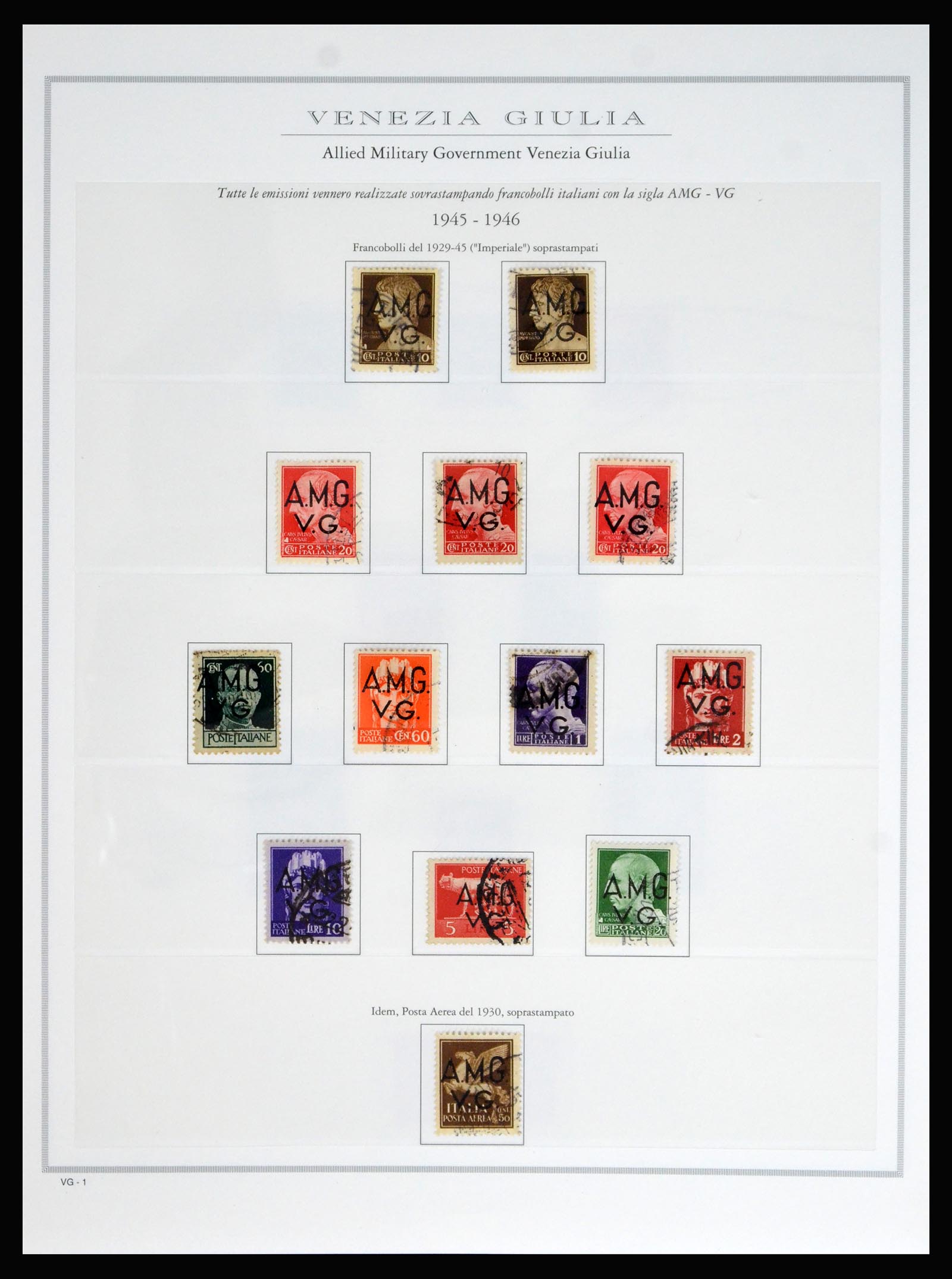 40146 0001 - Stamp collection 40146 Triest A 1945-1953.