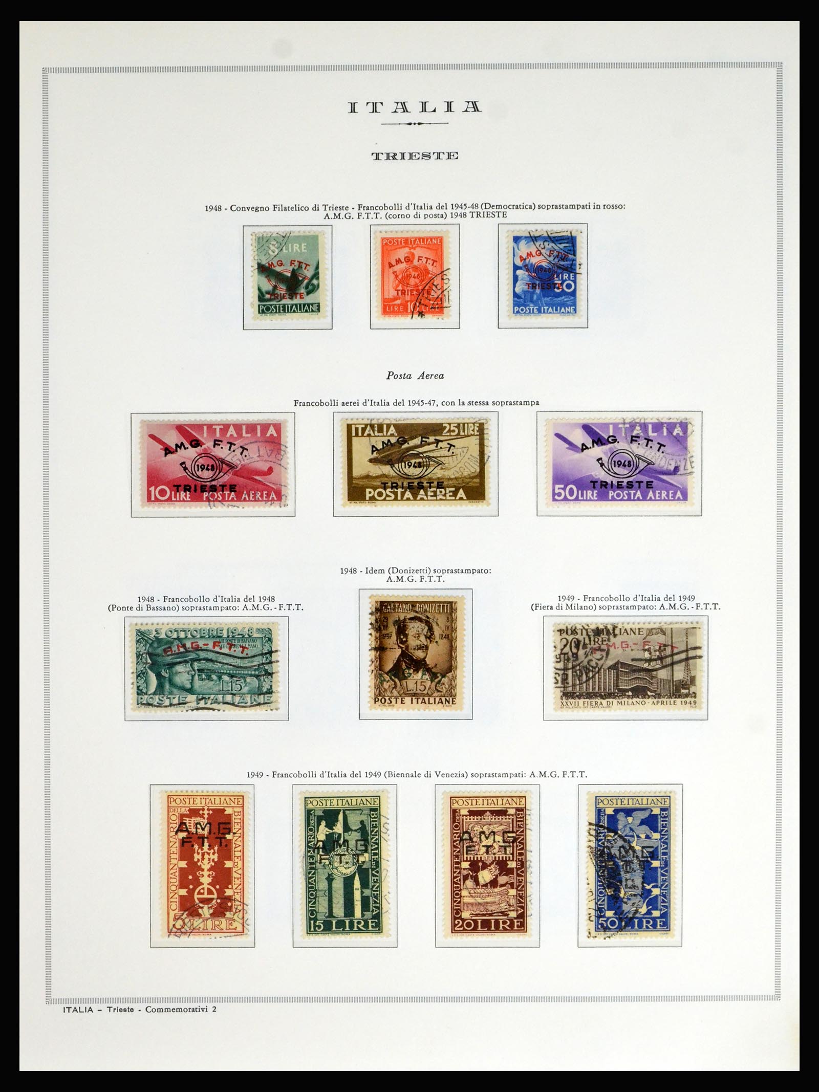 40146 0005 - Stamp collection 40146 Triest A 1945-1953.