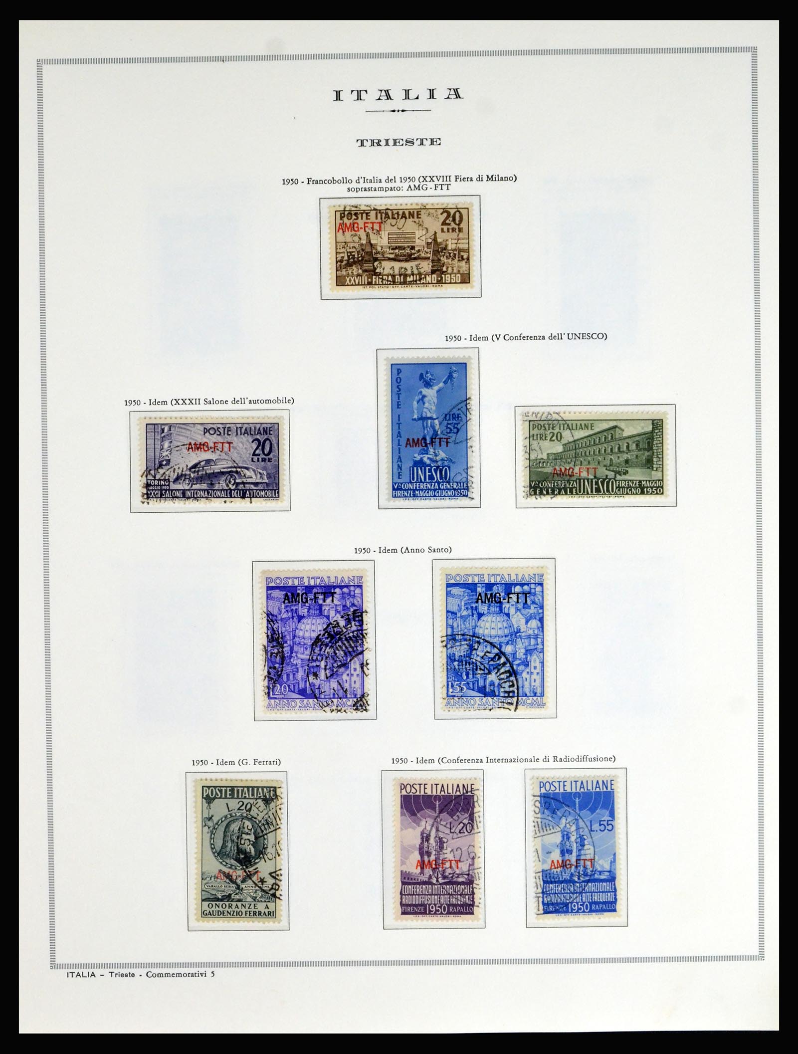 40146 0008 - Stamp collection 40146 Triest A 1945-1953.